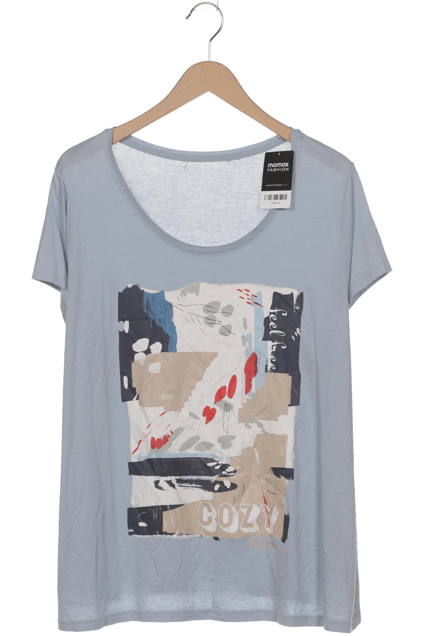 

Ulla Popken Damen T-Shirt, hellblau, Gr. 46