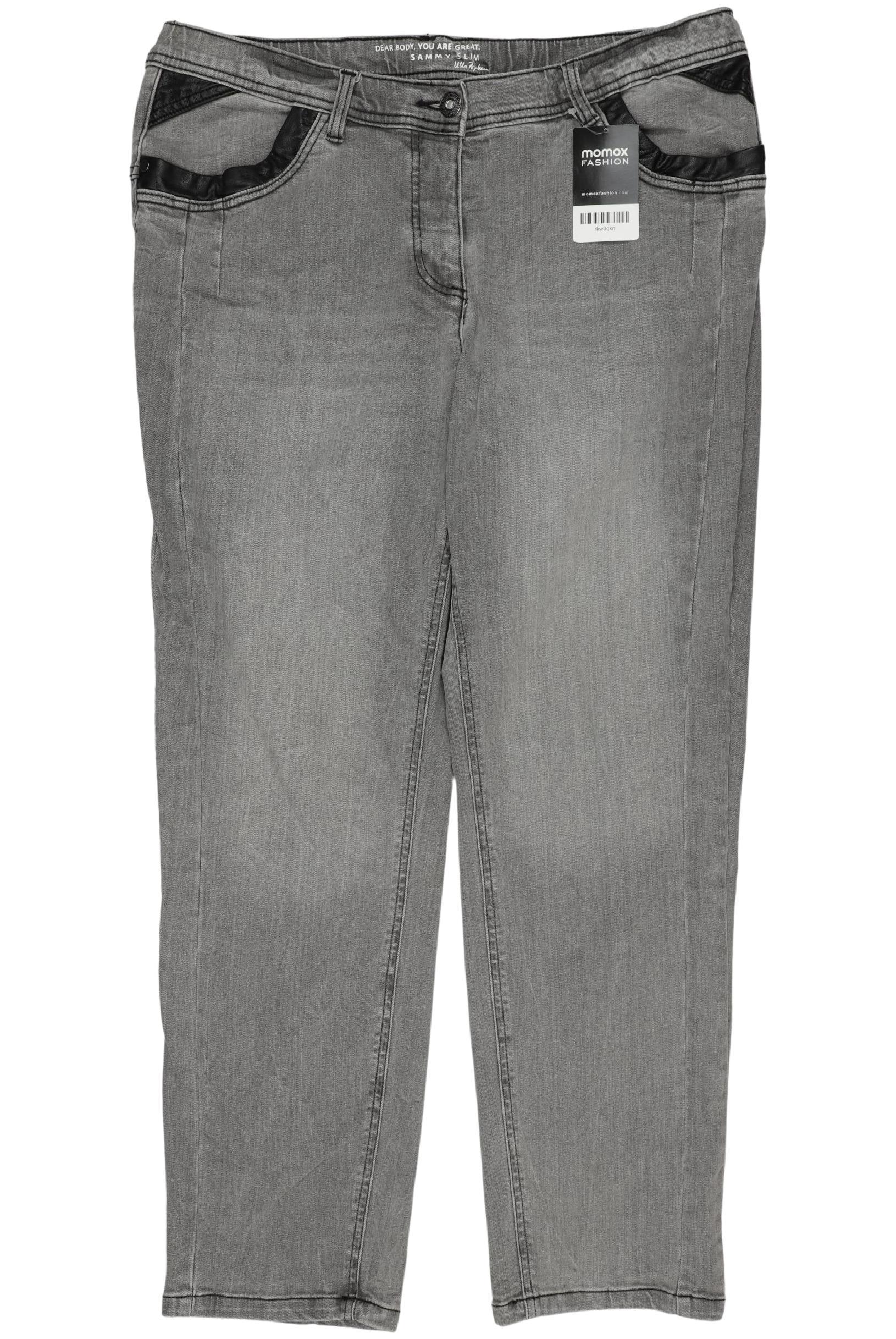 

Ulla Popken Damen Jeans, grau, Gr. 27