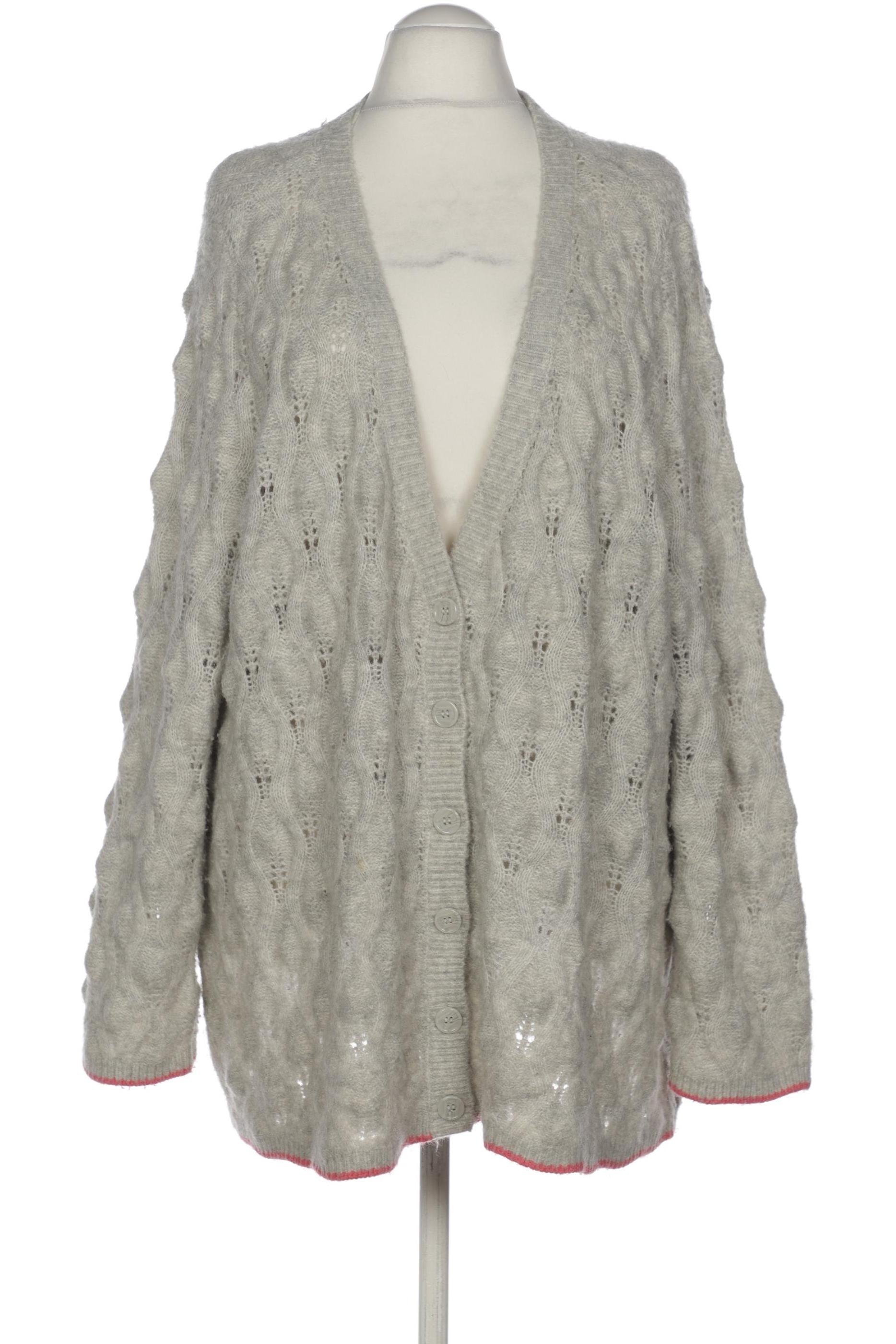 

Ulla Popken Damen Strickjacke, grau, Gr. 54