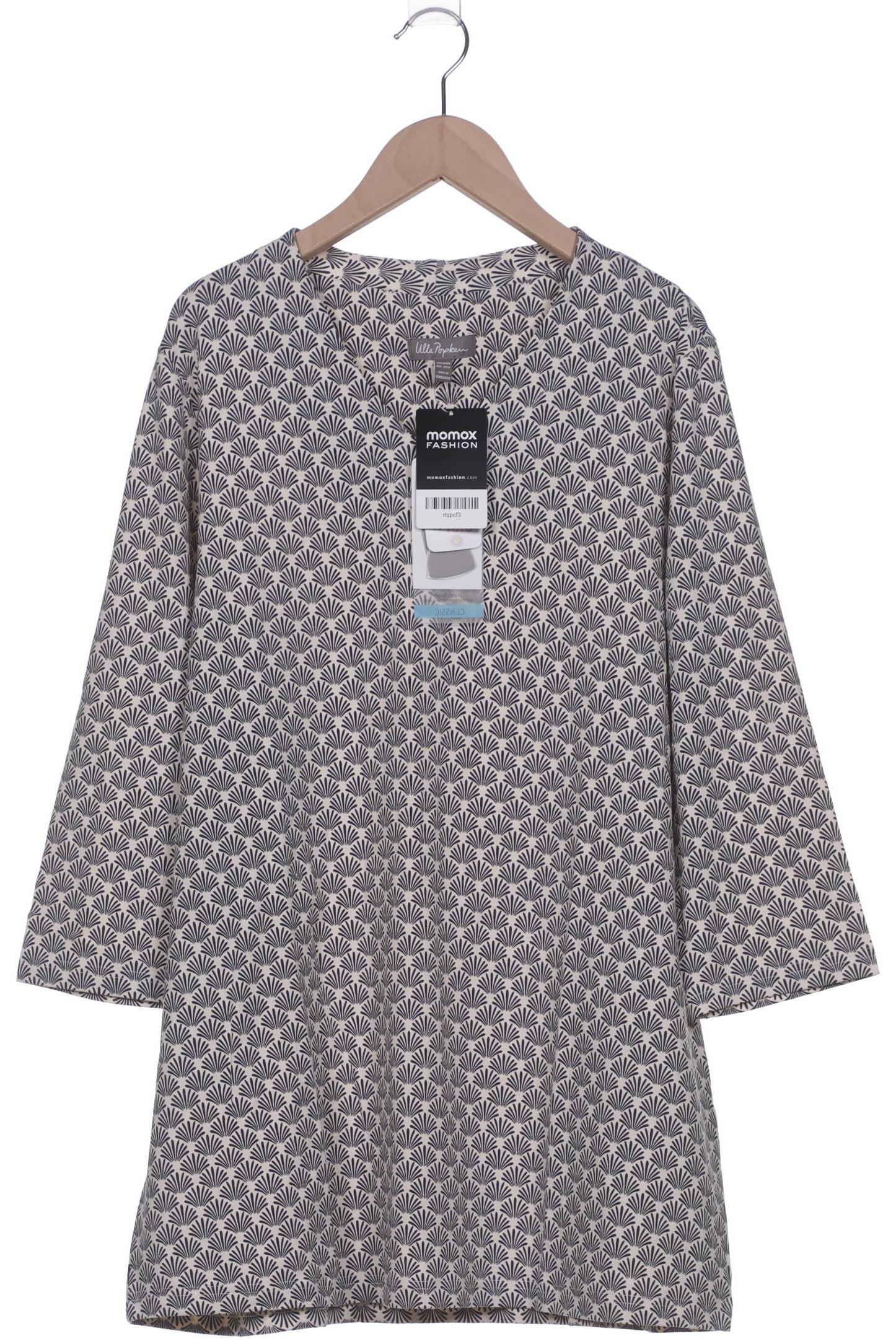 

Ulla Popken Damen Langarmshirt, grau, Gr. 42