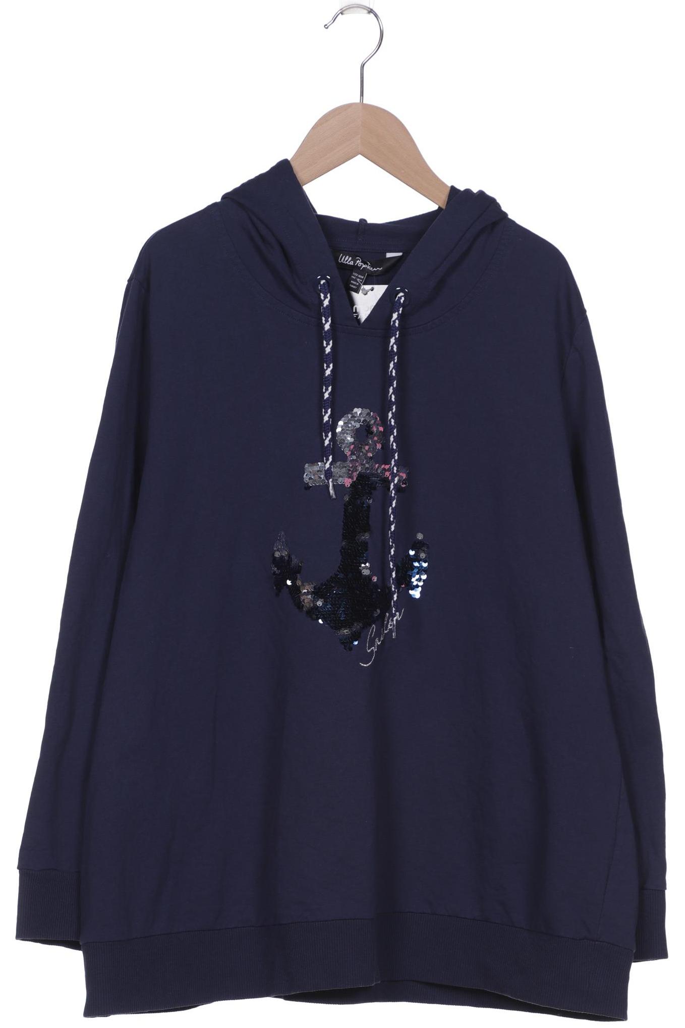 

Ulla Popken Damen Kapuzenpullover, marineblau, Gr. 46