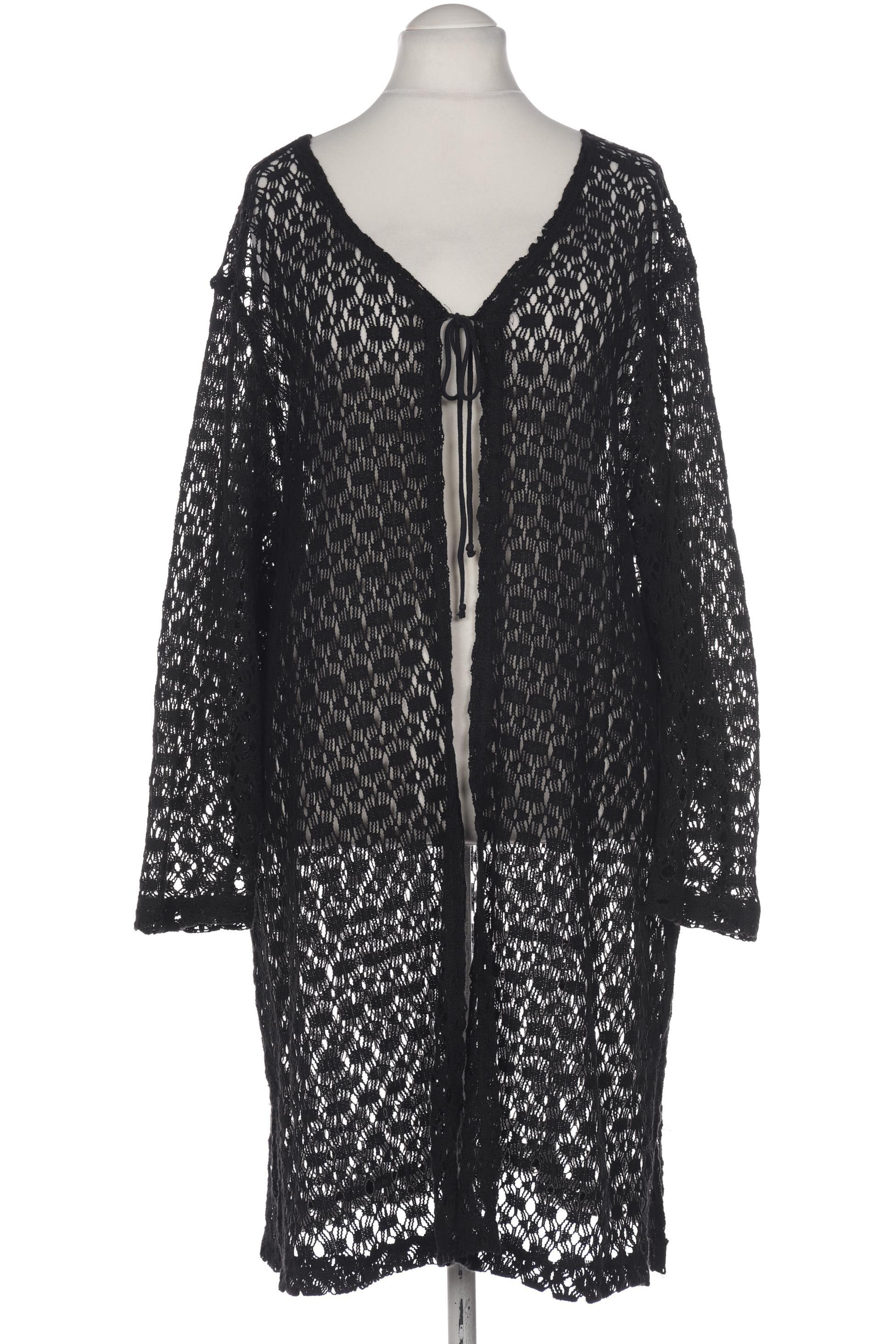 

Ulla Popken Damen Strickjacke, schwarz, Gr. 52