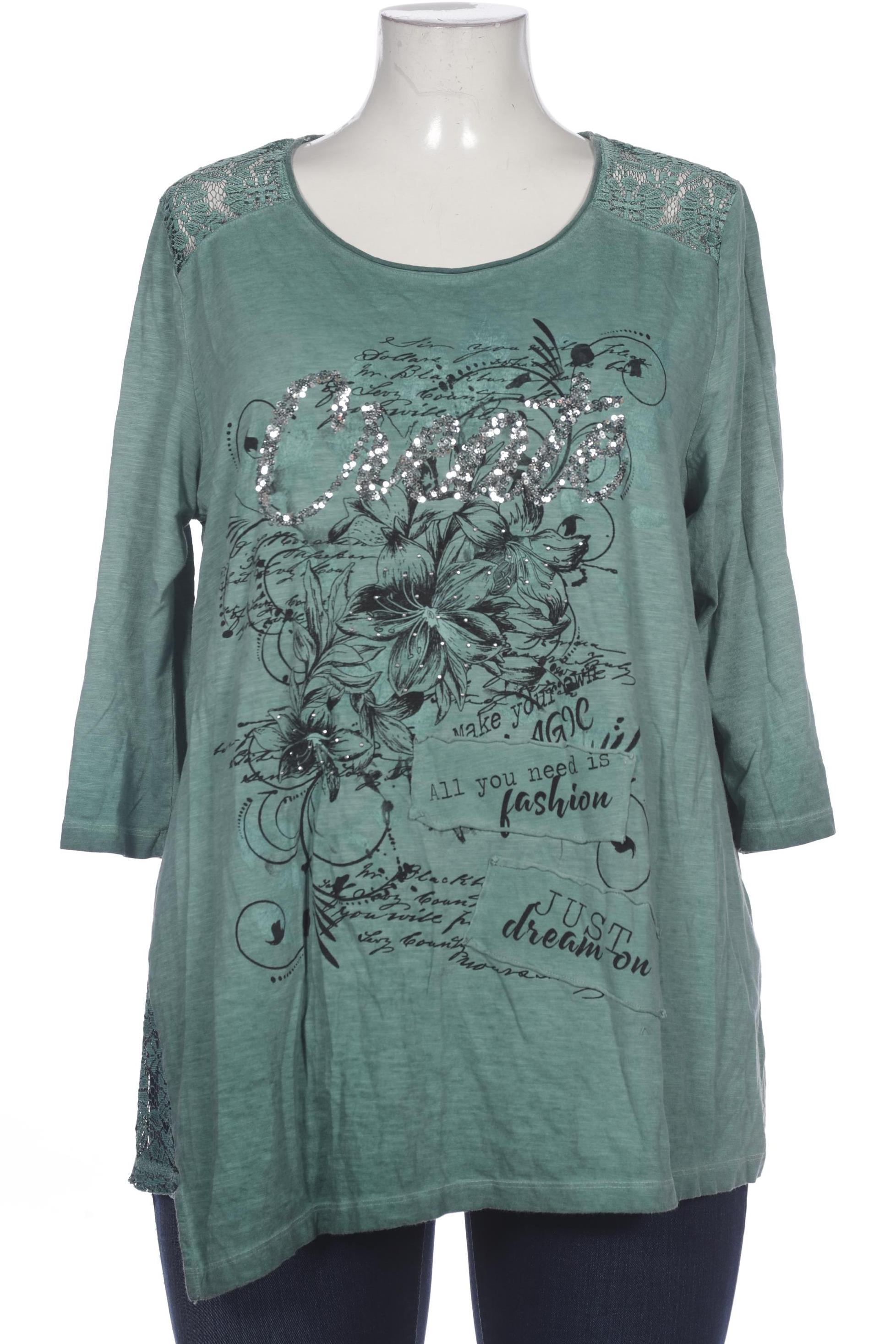 

Ulla Popken Damen Bluse, türkis, Gr. 46