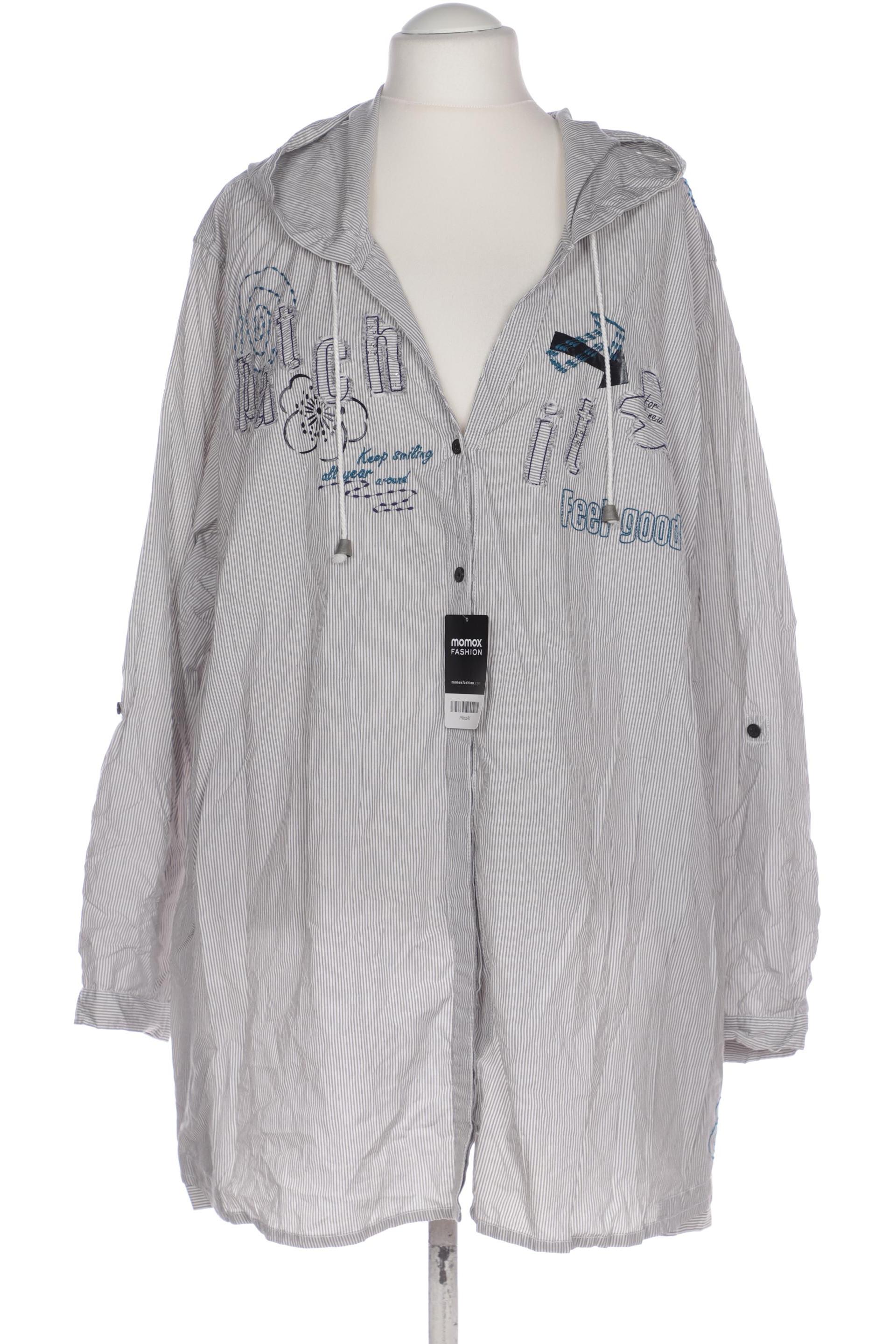 

Ulla Popken Damen Bluse, grau, Gr. 58