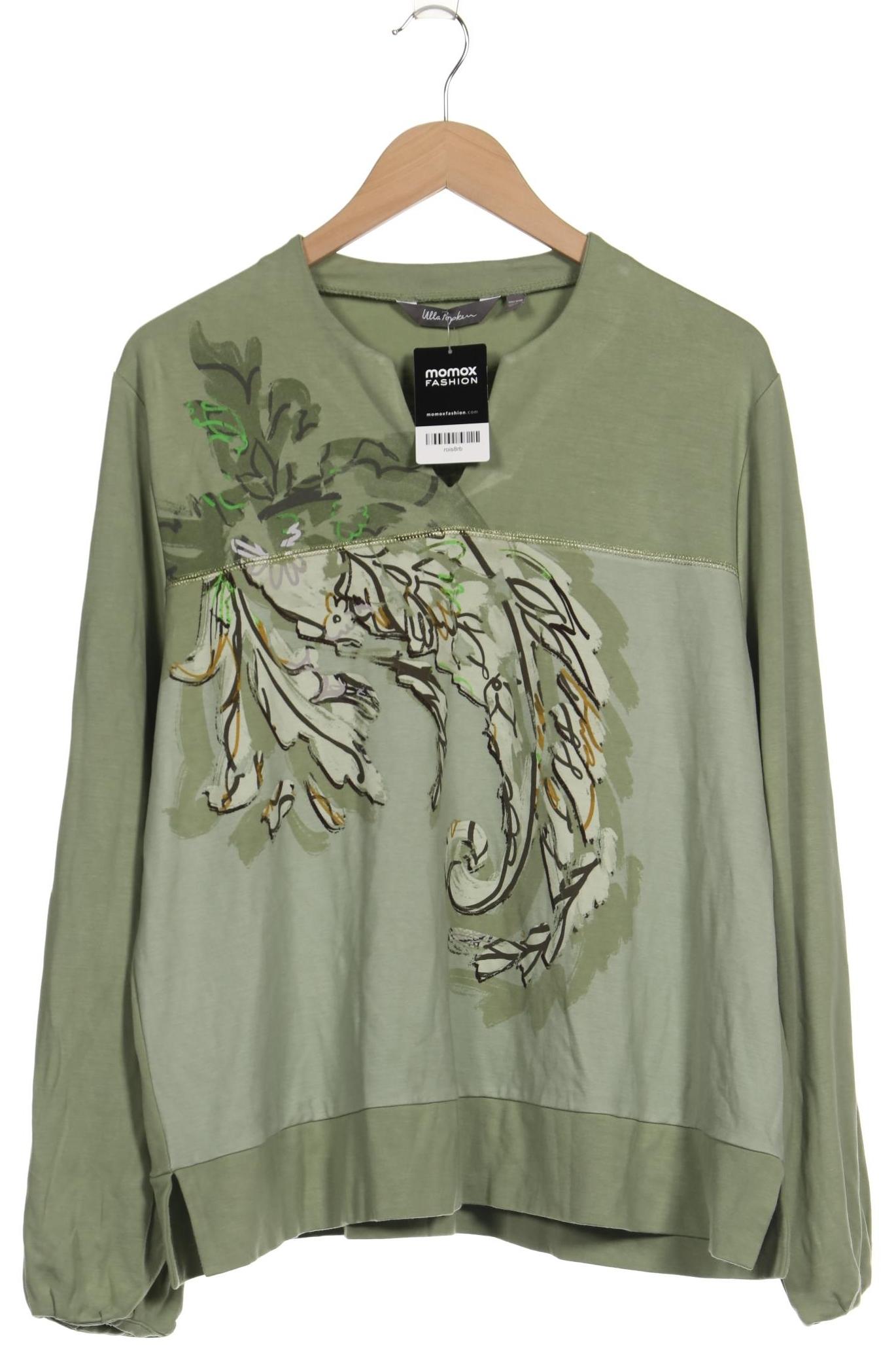 

Ulla Popken Damen Langarmshirt, grün, Gr. 46