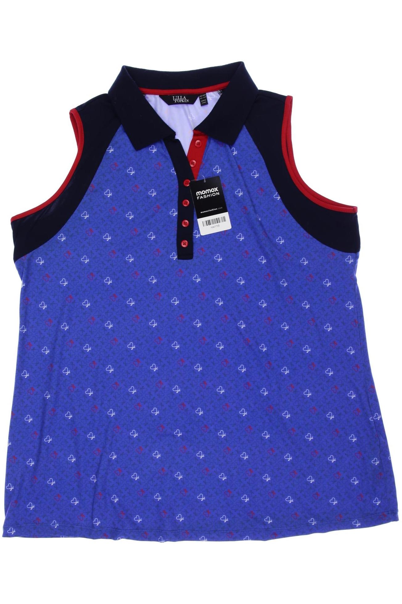 

Ulla Popken Damen Poloshirt, blau, Gr. 46