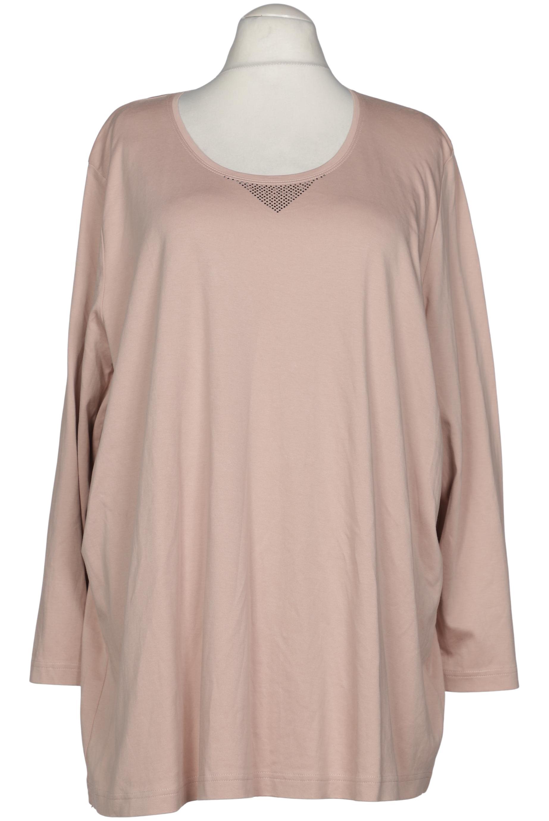 

Ulla Popken Damen Langarmshirt, beige, Gr. 54