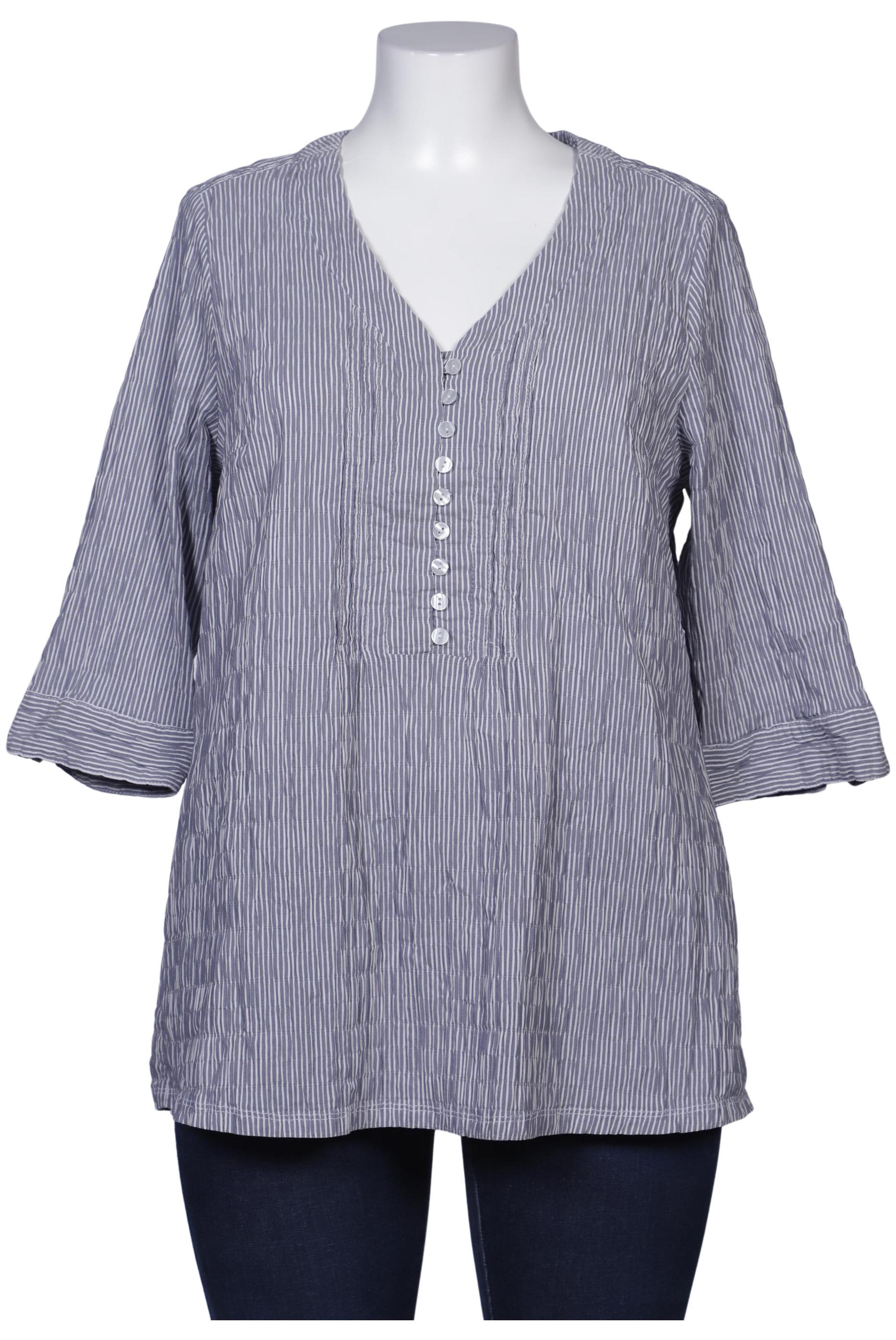 

Ulla Popken Damen Bluse, blau, Gr. 42