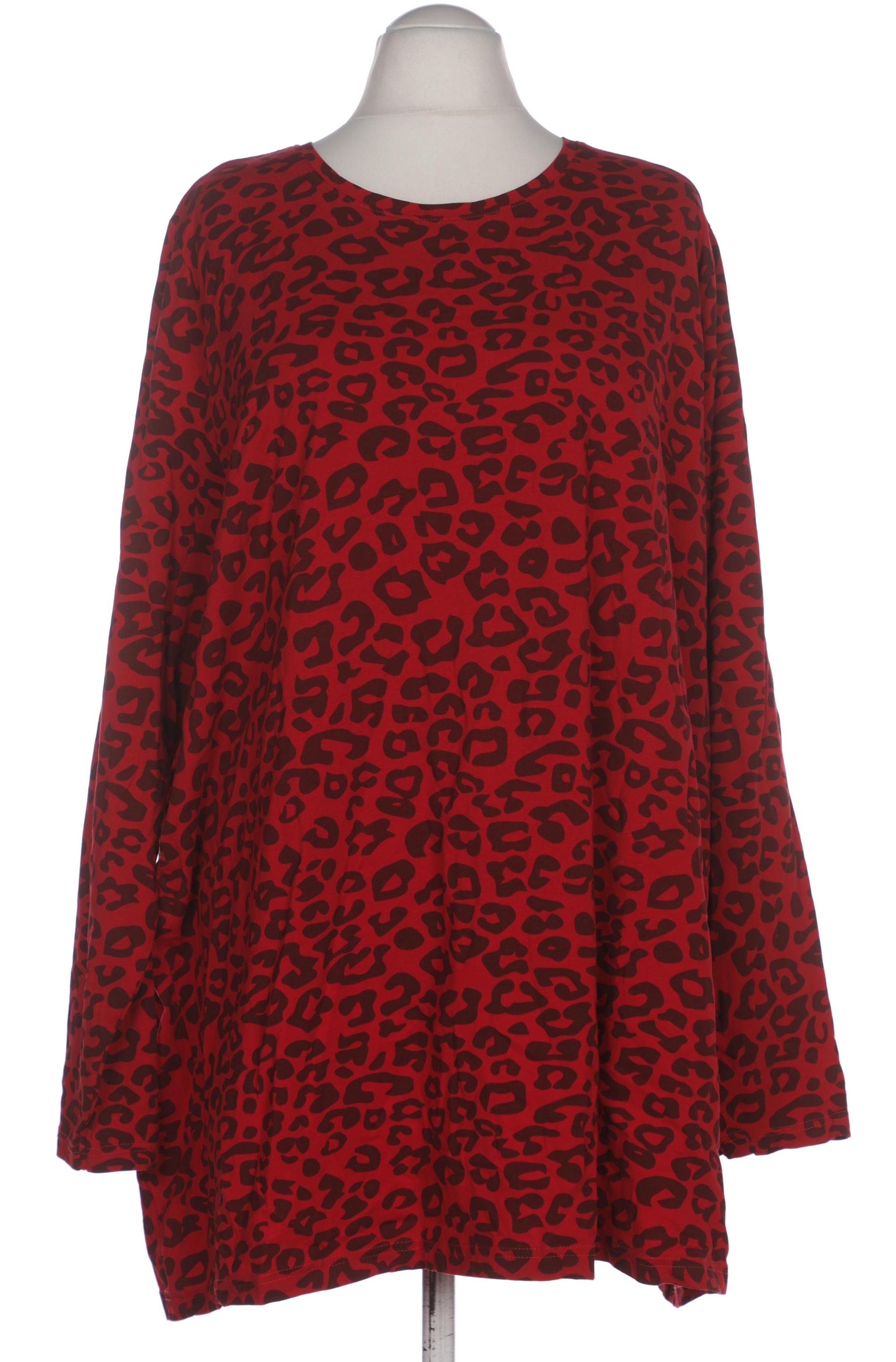 

Ulla Popken Damen Langarmshirt, rot, Gr. 58