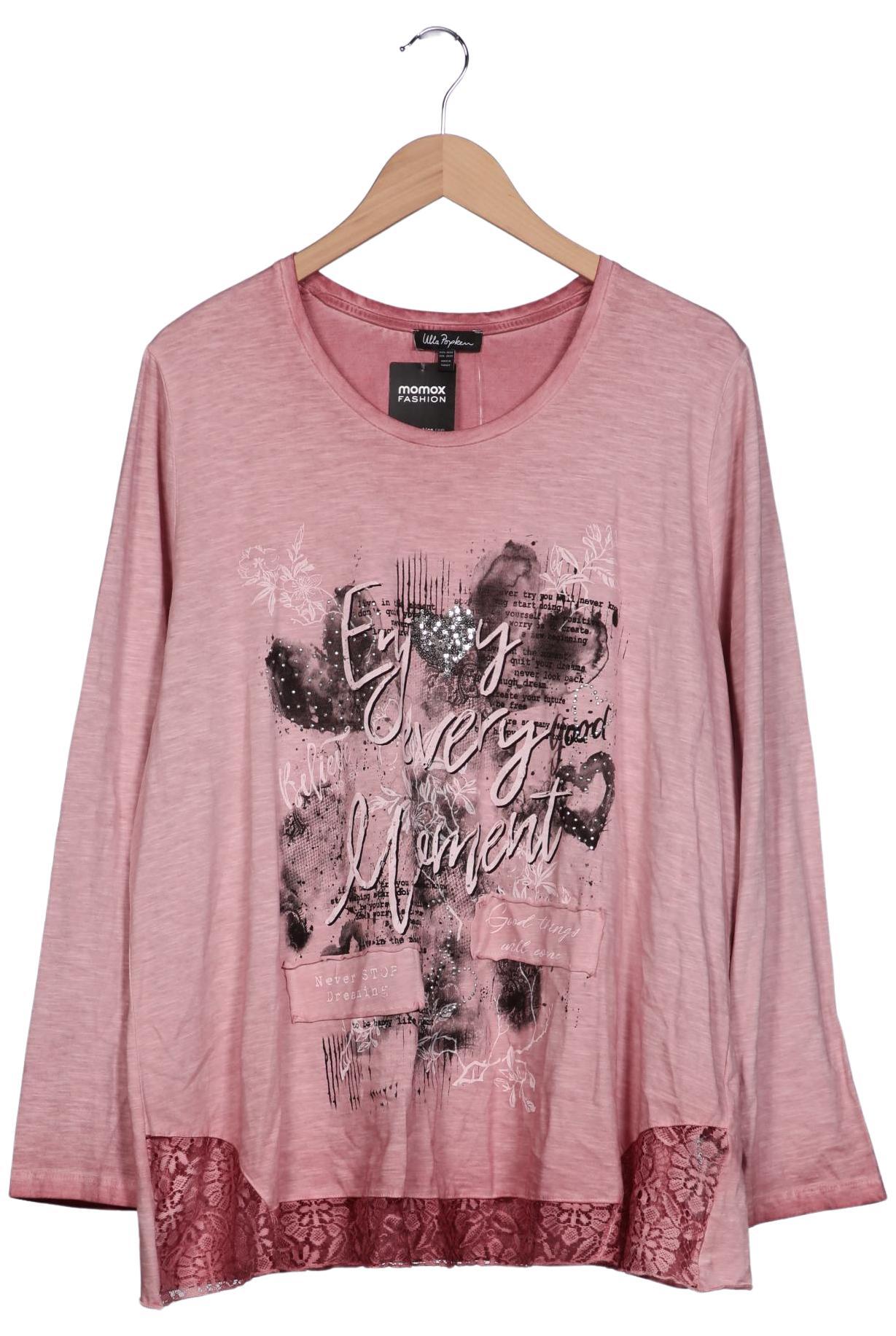 

Ulla Popken Damen Langarmshirt, pink, Gr. 50