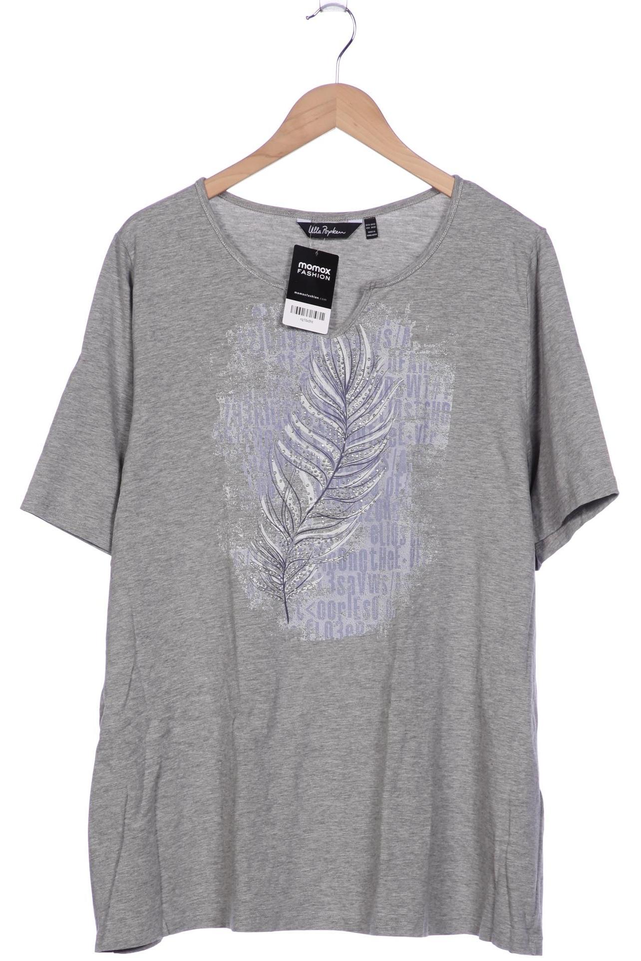 

Ulla Popken Damen T-Shirt, grau, Gr. 50