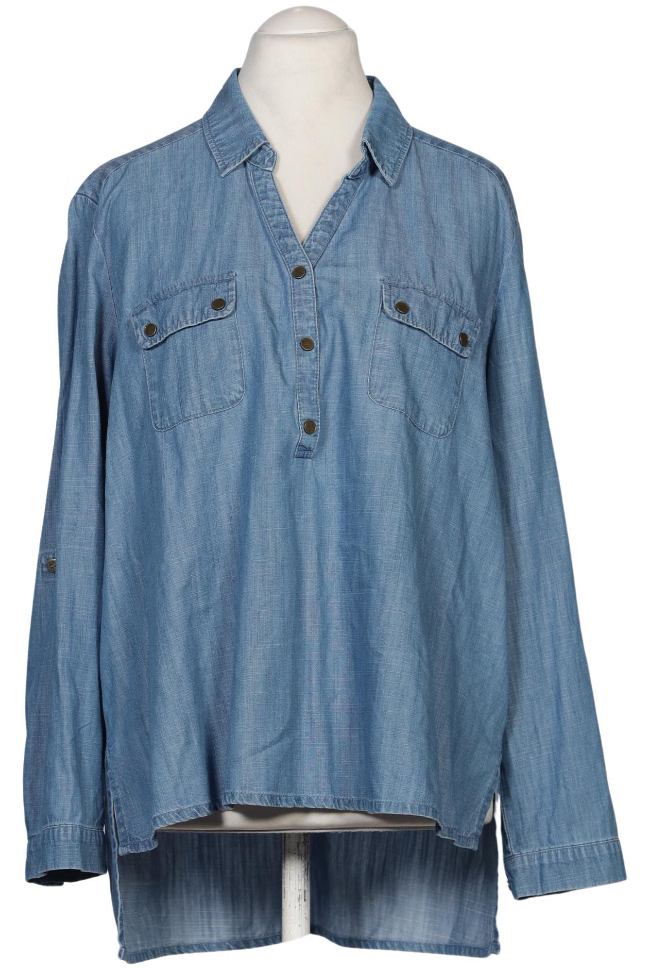 

Ulla Popken Damen Bluse, blau, Gr. 42