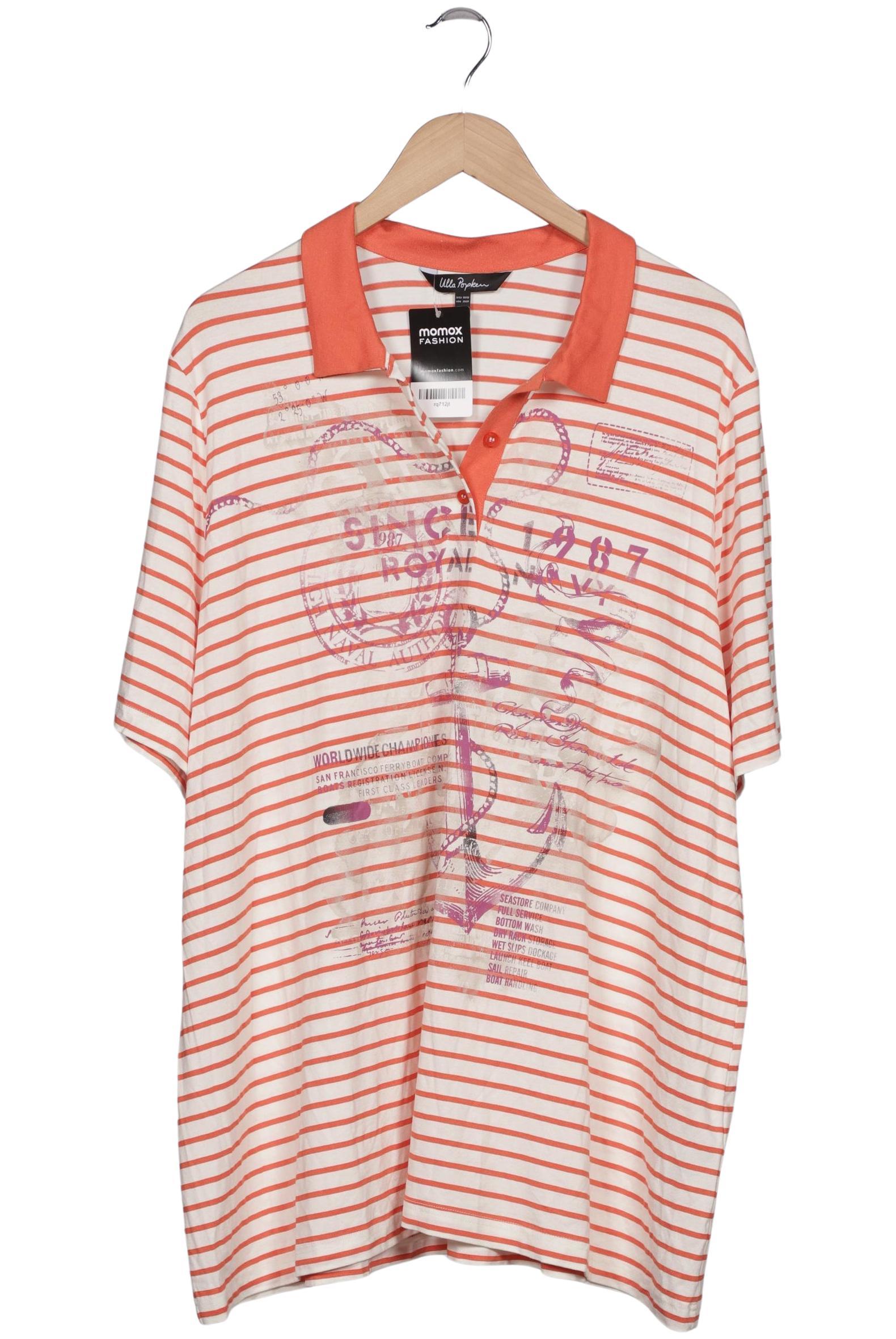 

Ulla Popken Damen Poloshirt, orange, Gr. 50