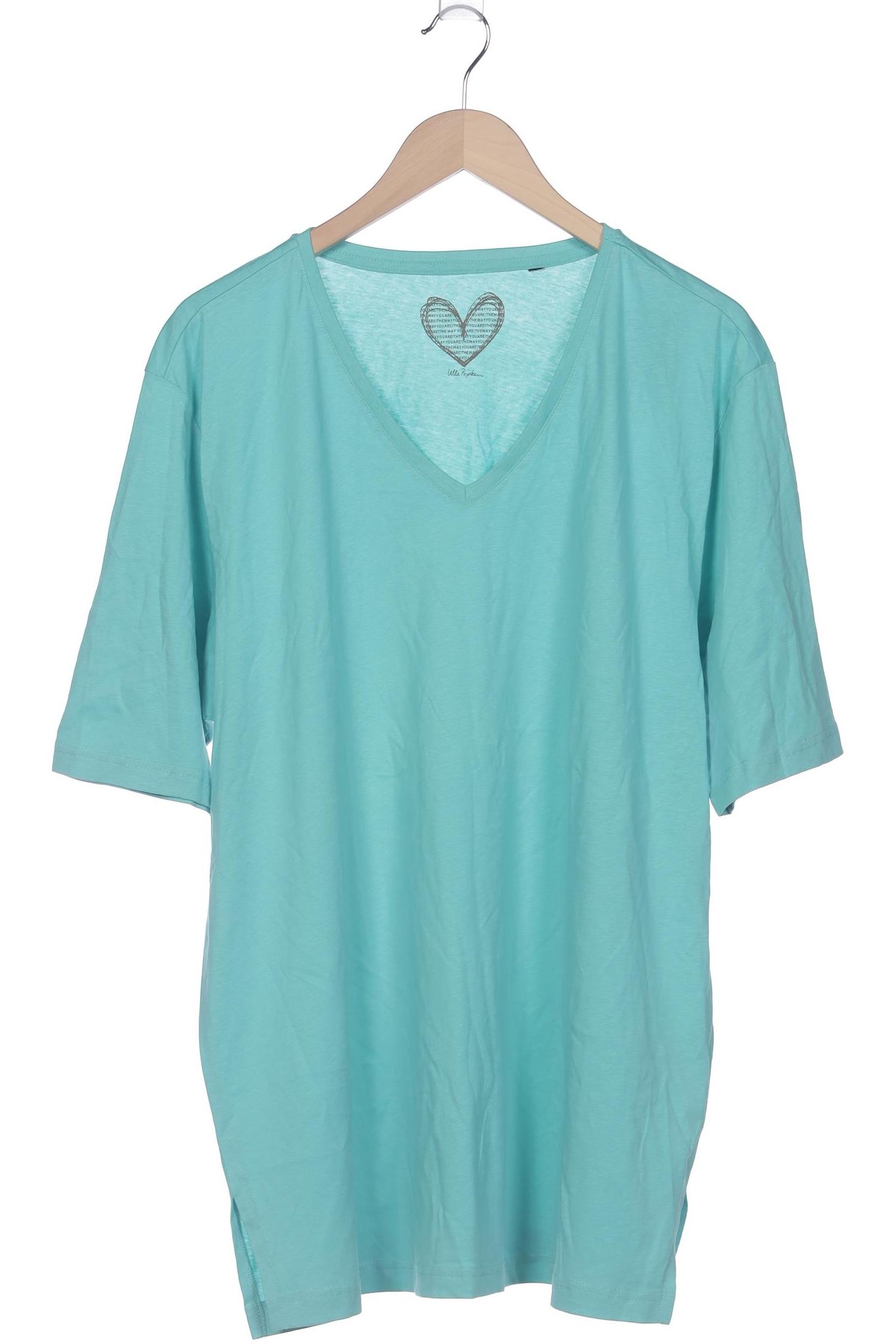 

Ulla Popken Damen T-Shirt, türkis, Gr. 48