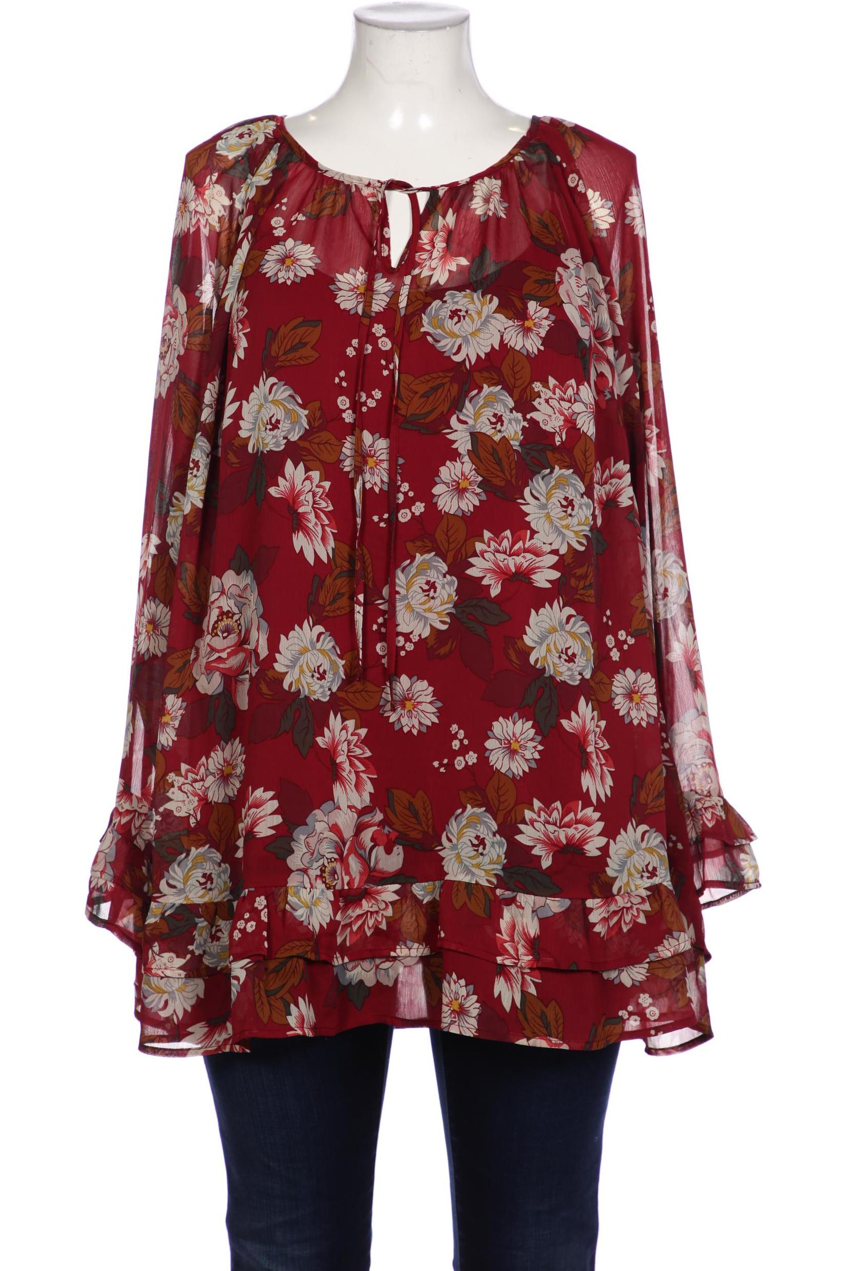 

Ulla Popken Damen Bluse, bordeaux, Gr. 50