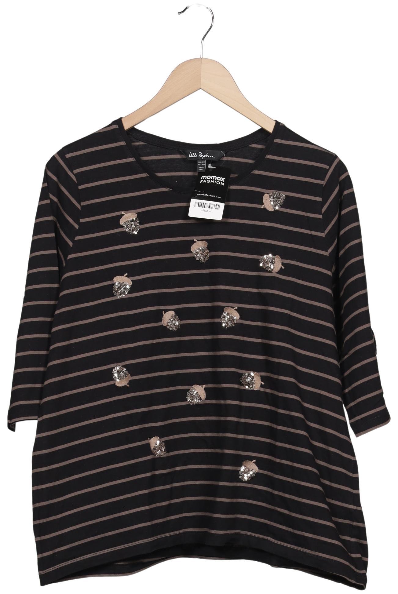 

Ulla Popken Damen T-Shirt, schwarz, Gr. 46