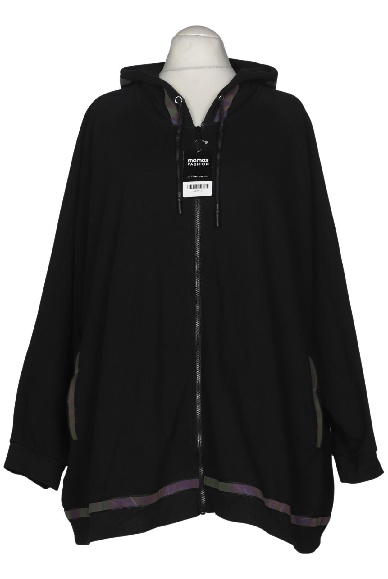 

Ulla Popken Damen Kapuzenpullover, schwarz, Gr. 58