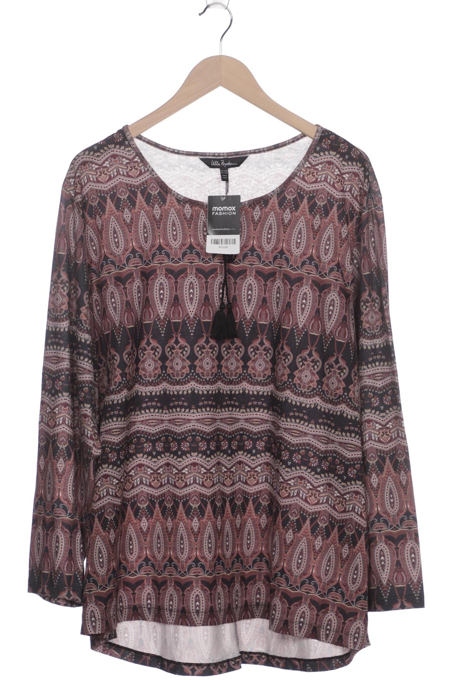 

Ulla Popken Damen Langarmshirt, braun, Gr. 46