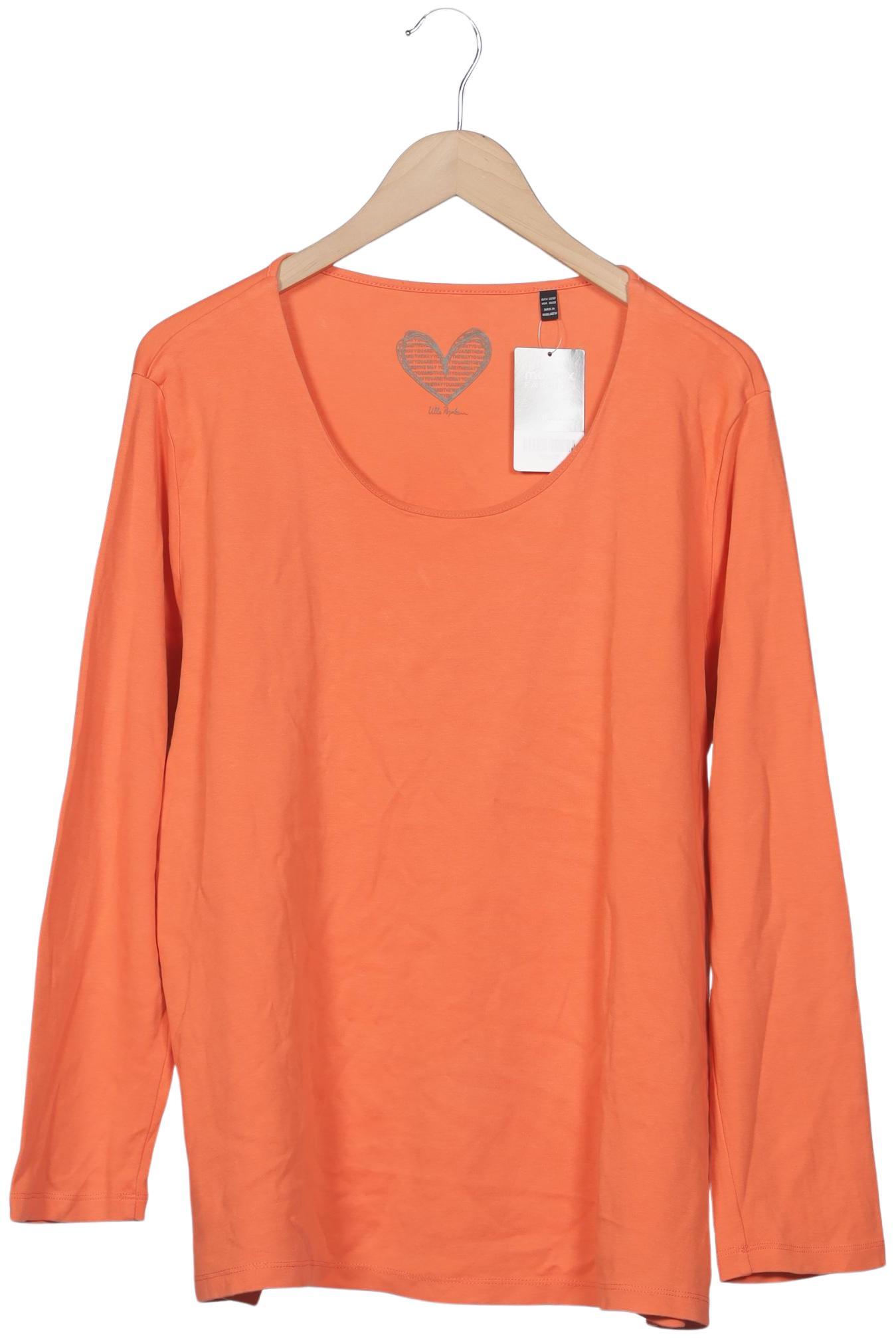 

Ulla Popken Damen Langarmshirt, orange, Gr. 50