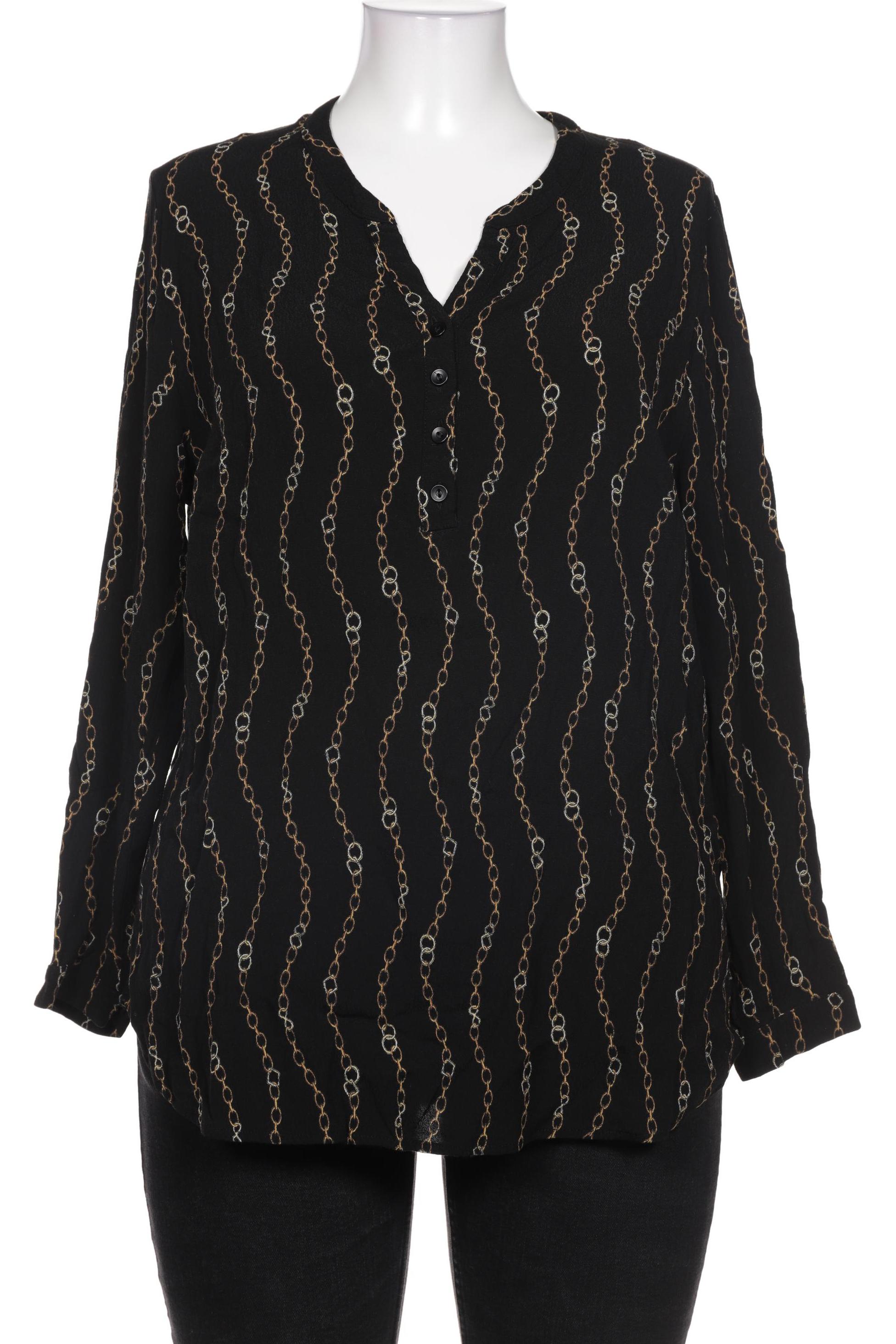 

Ulla Popken Damen Bluse, schwarz, Gr. 46