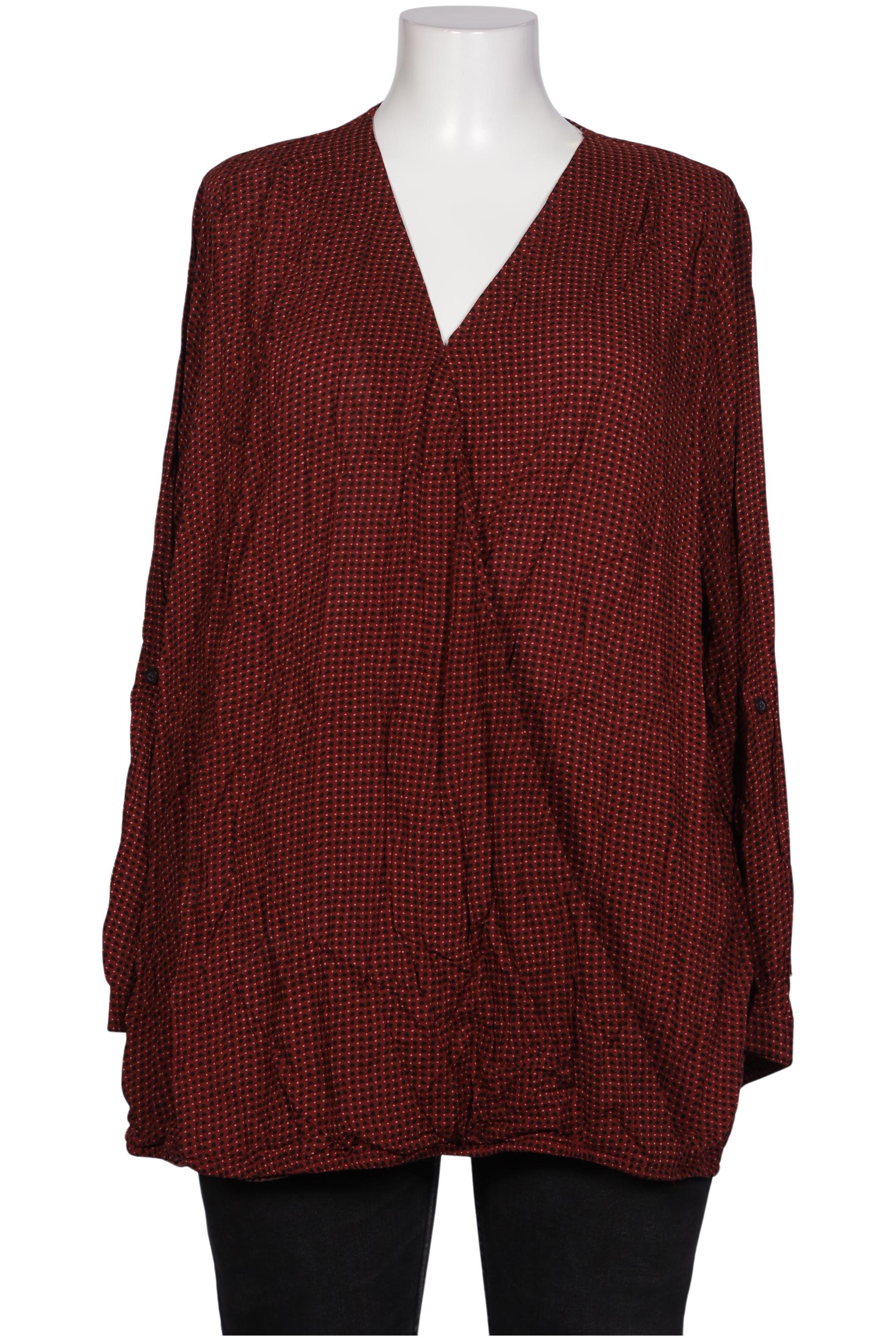 

Ulla Popken Damen Bluse, bordeaux, Gr. 50