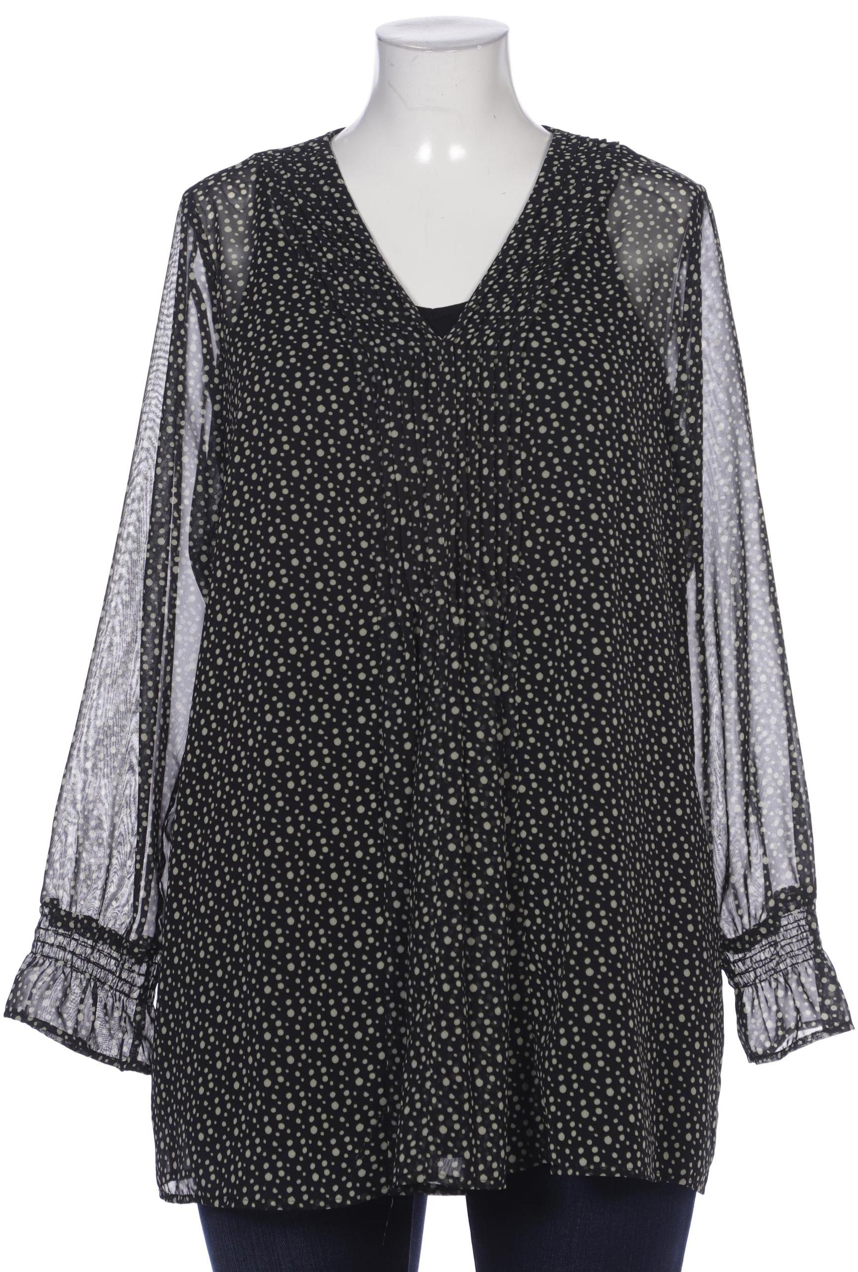 

Ulla Popken Damen Bluse, schwarz, Gr. 48