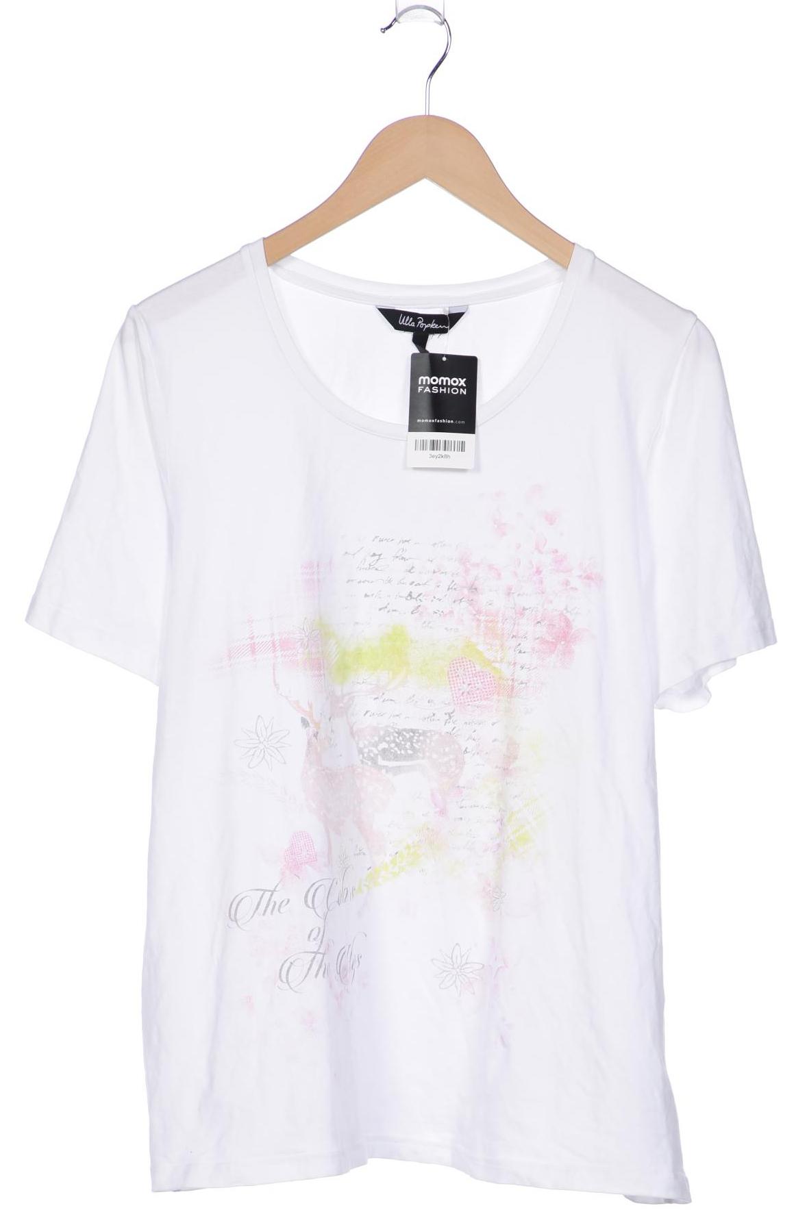 

Ulla Popken Damen T-Shirt, weiß, Gr. 46