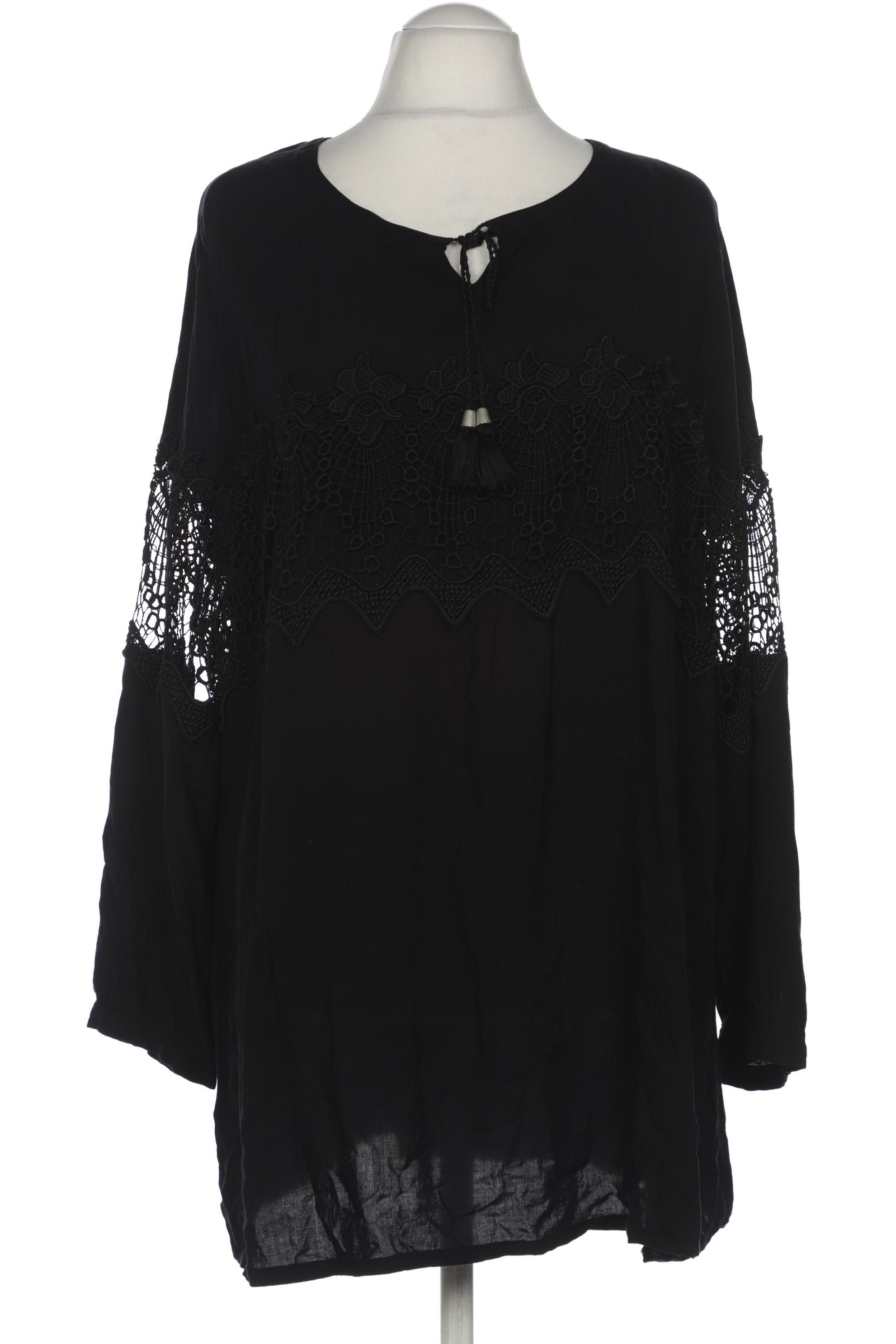 

Ulla Popken Damen Bluse, schwarz, Gr. 58