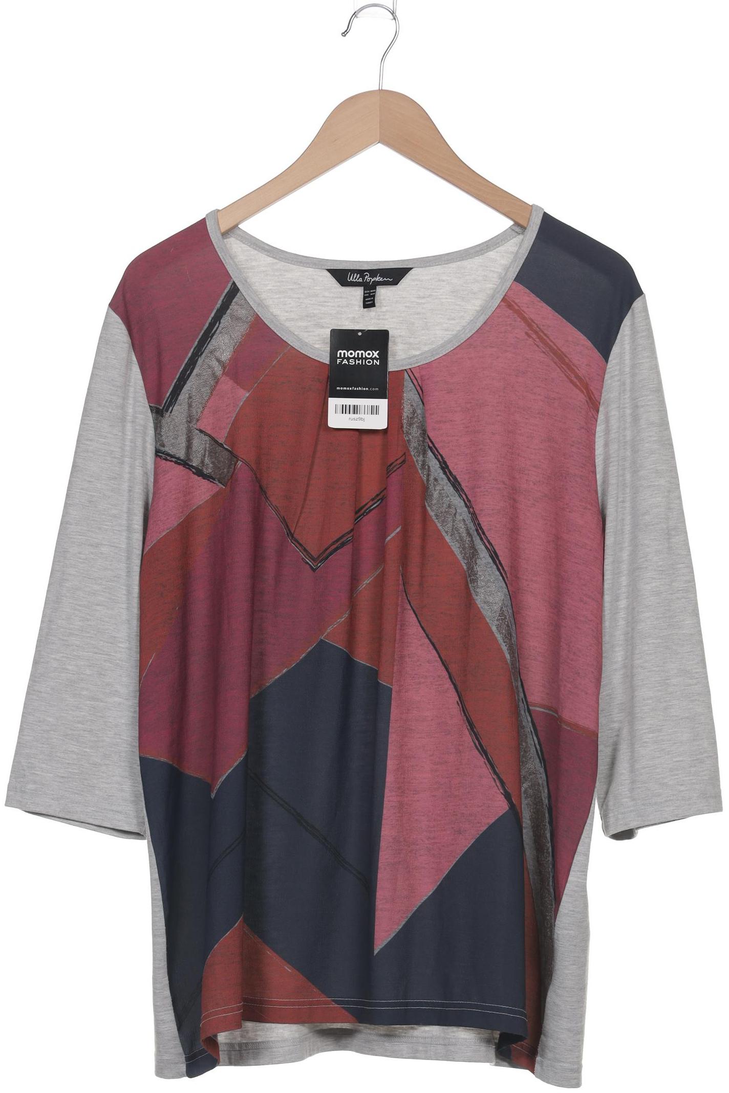 

Ulla Popken Damen Langarmshirt, grau, Gr. 46