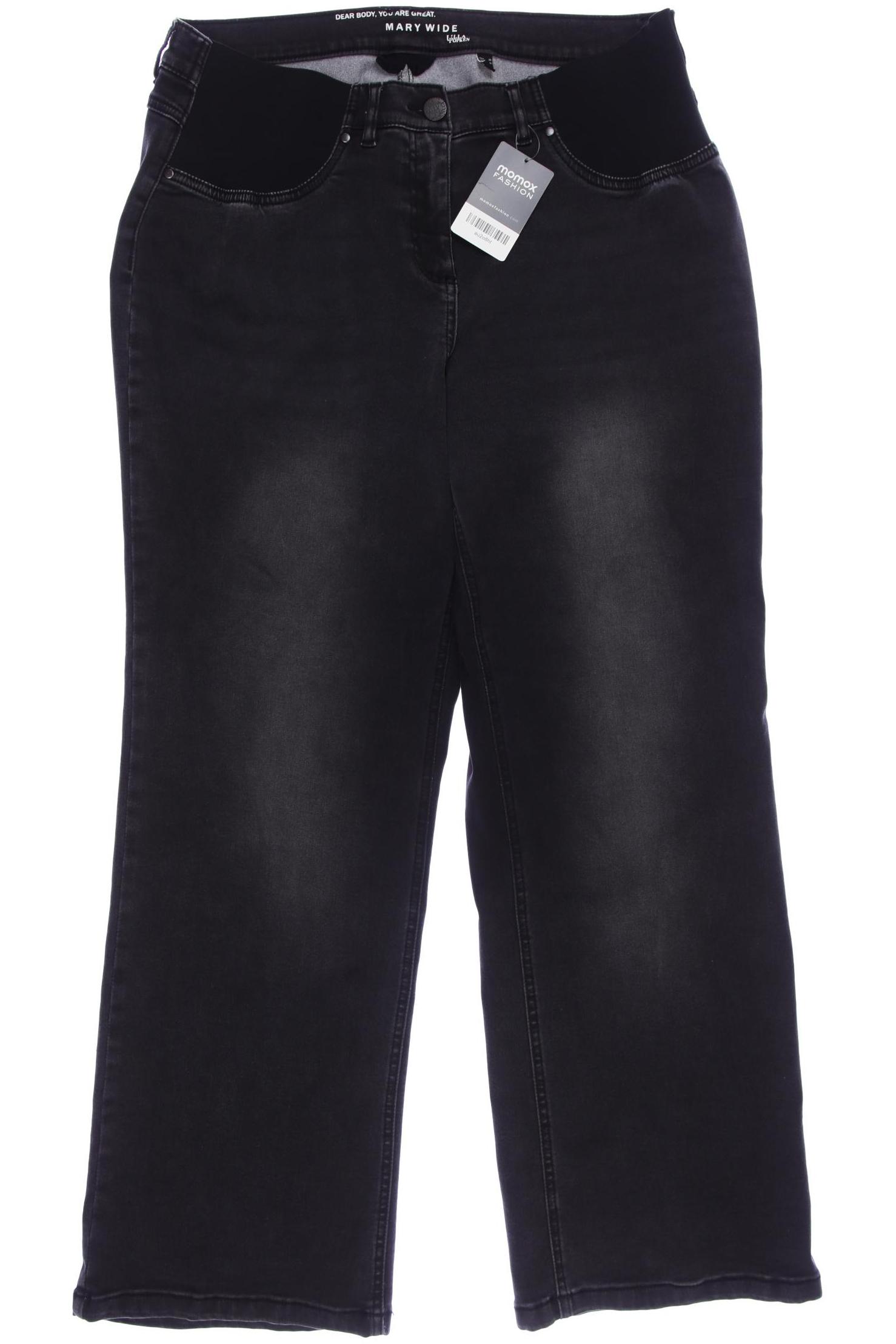 

Ulla Popken Damen Jeans, schwarz, Gr. 46