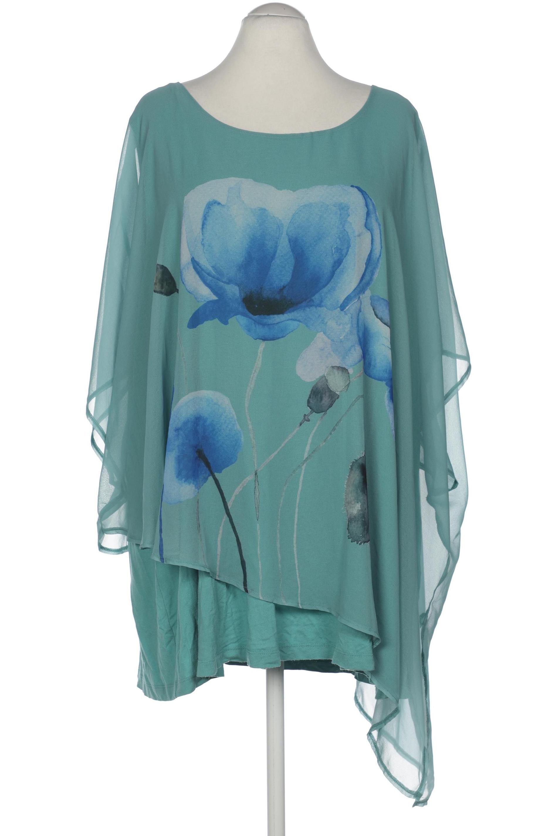 

Ulla Popken Damen Bluse, türkis, Gr. 58