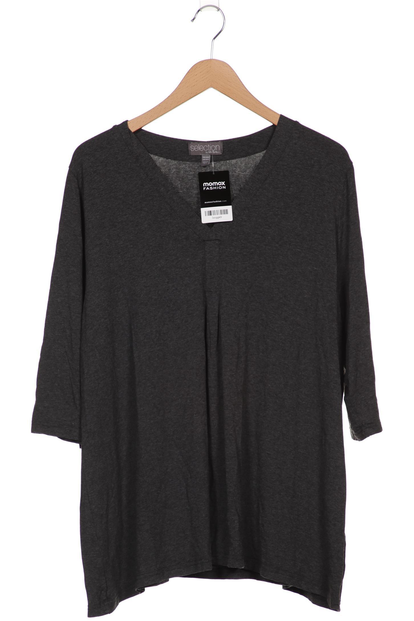 

Ulla Popken Damen Langarmshirt, grau