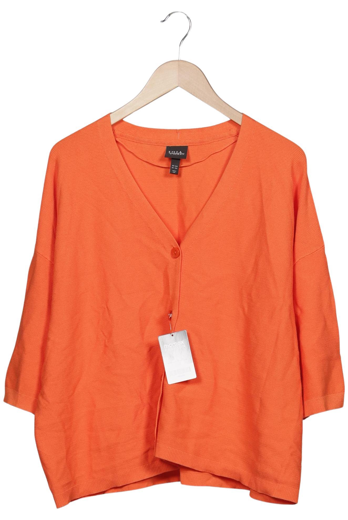 

Ulla Popken Damen Strickjacke, orange, Gr. 46