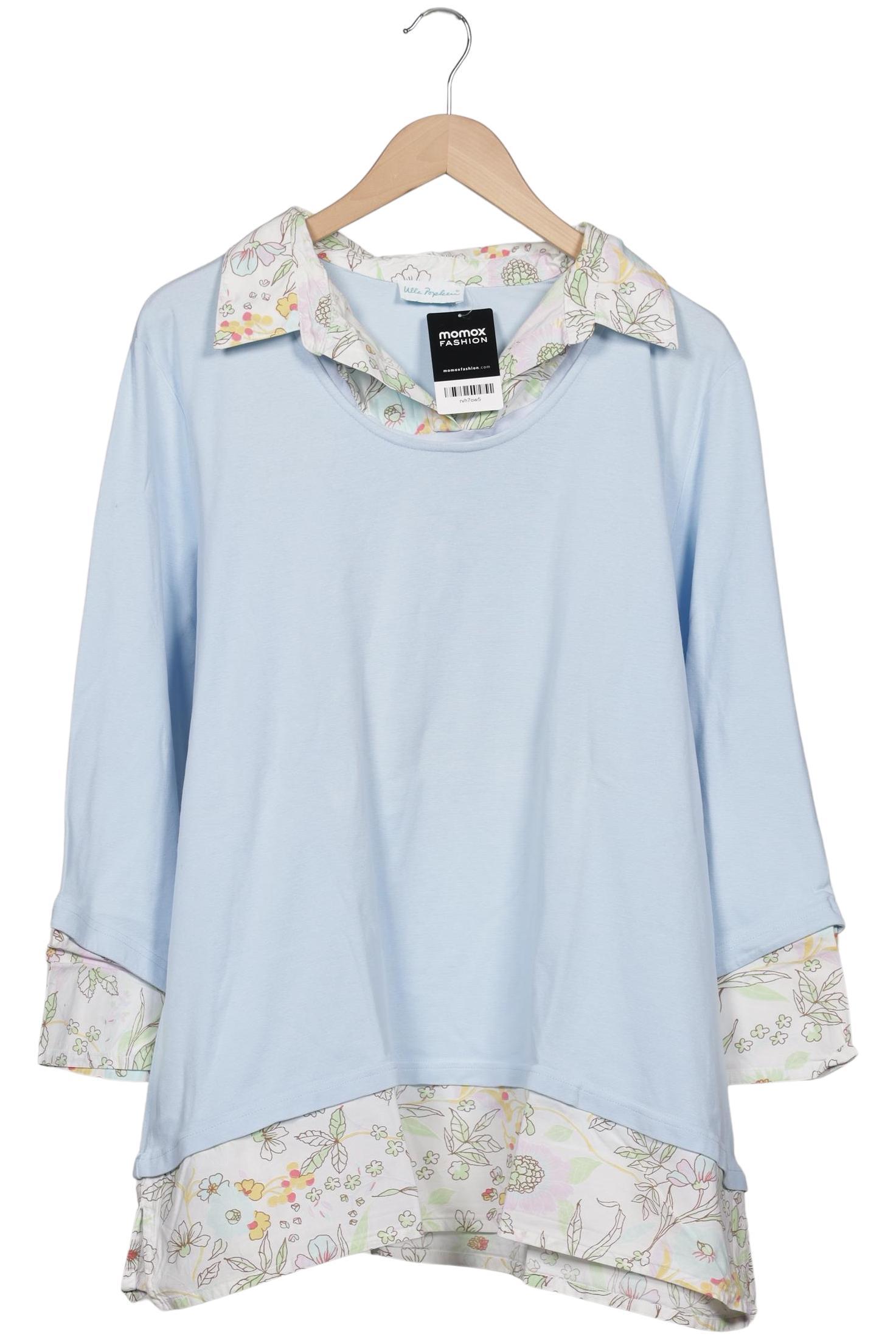 

Ulla Popken Damen Langarmshirt, hellblau, Gr. 50