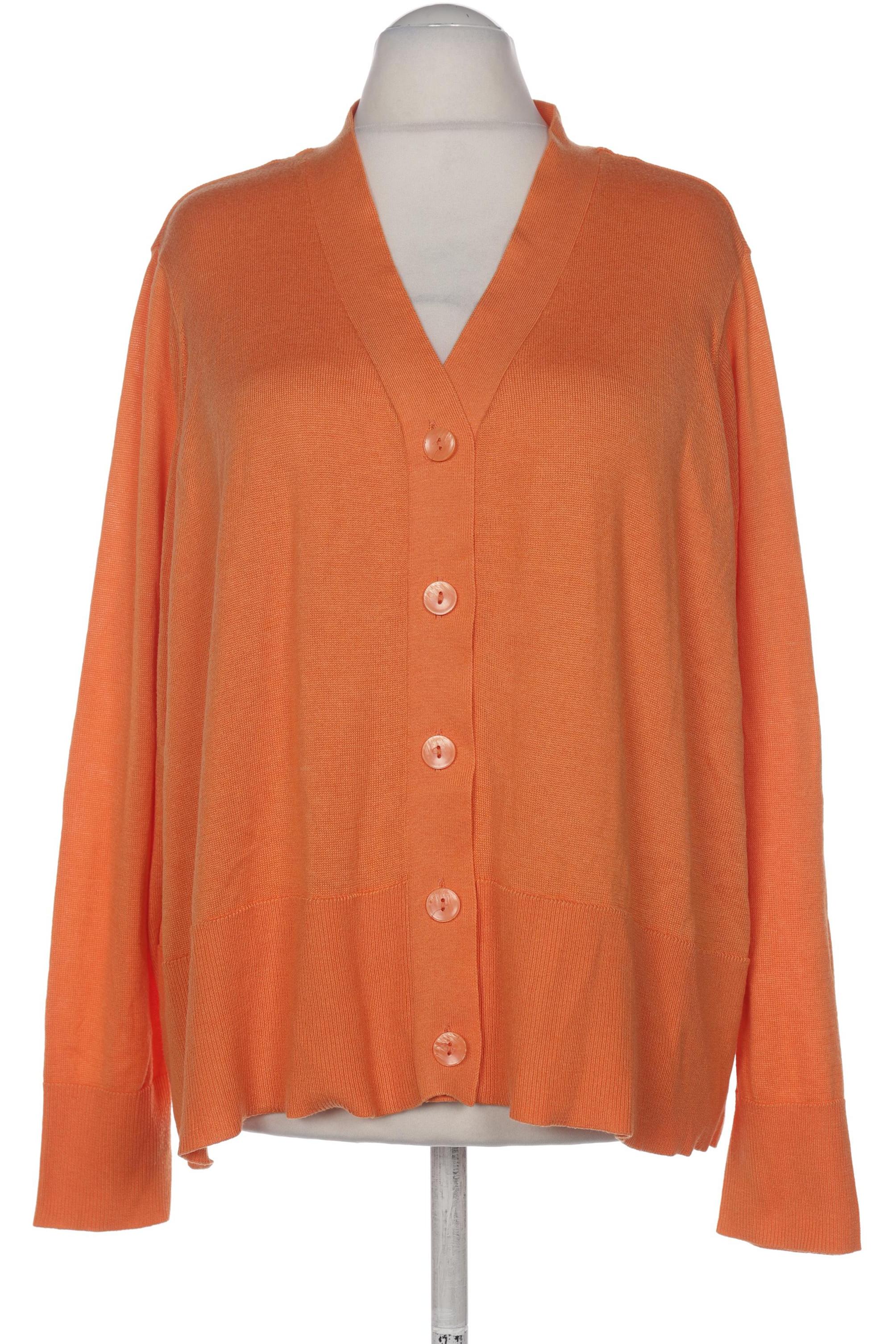 

Ulla Popken Damen Strickjacke, orange, Gr. 54
