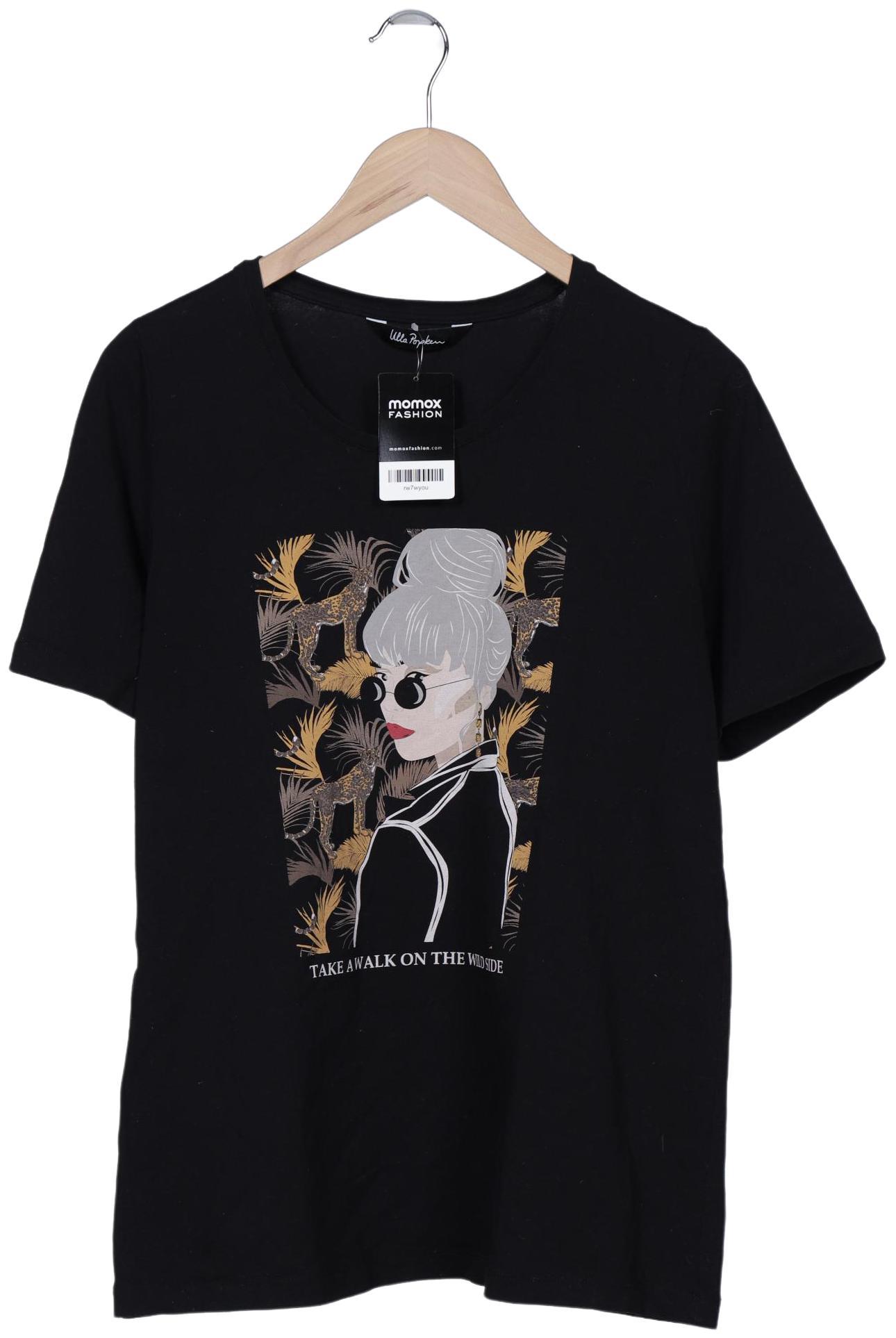 

Ulla Popken Damen T-Shirt, schwarz, Gr. 44
