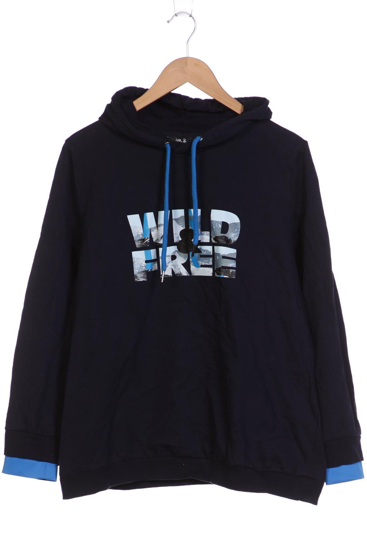 

Ulla Popken Damen Kapuzenpullover, marineblau