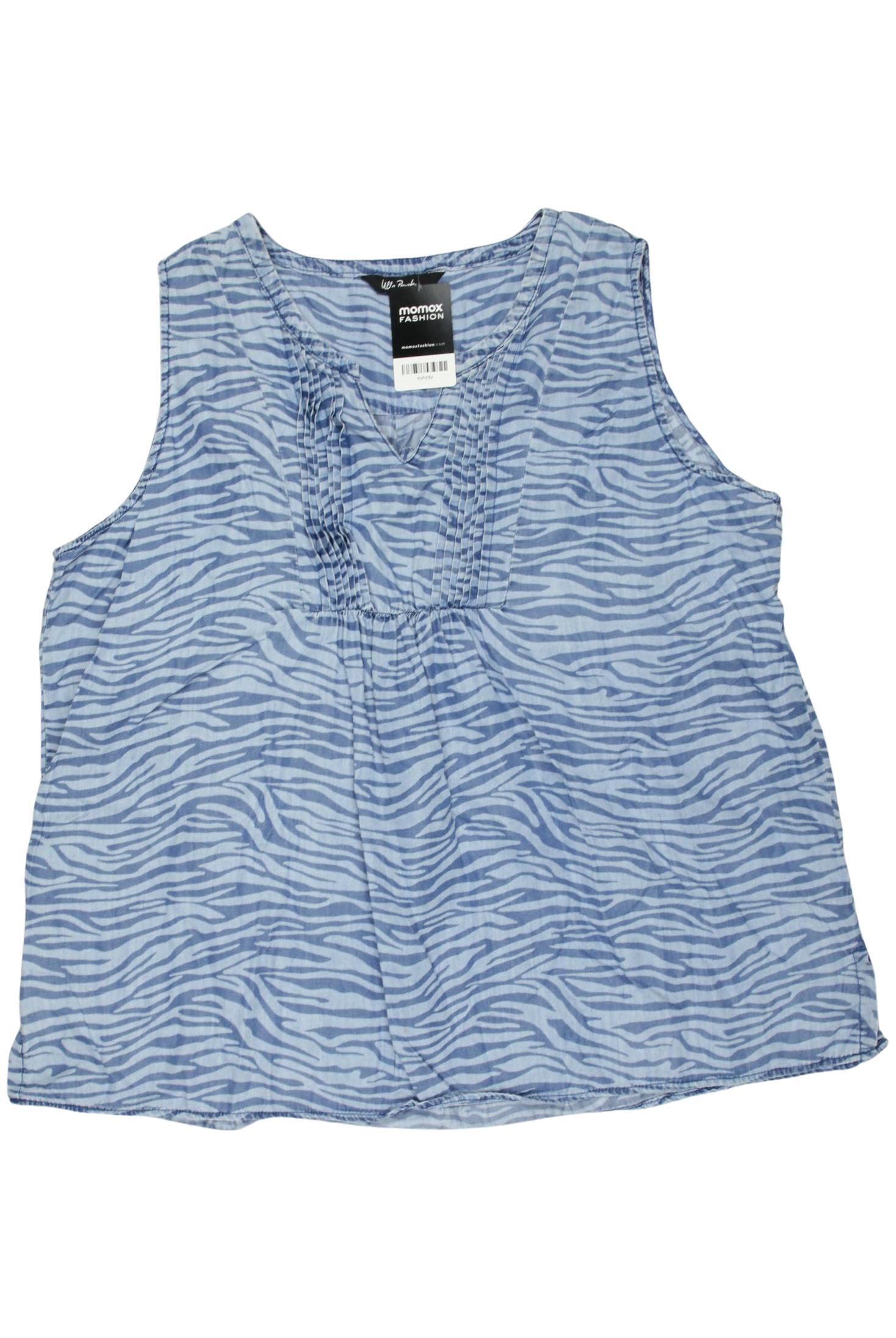 

Ulla Popken Damen Top, hellblau, Gr. 48