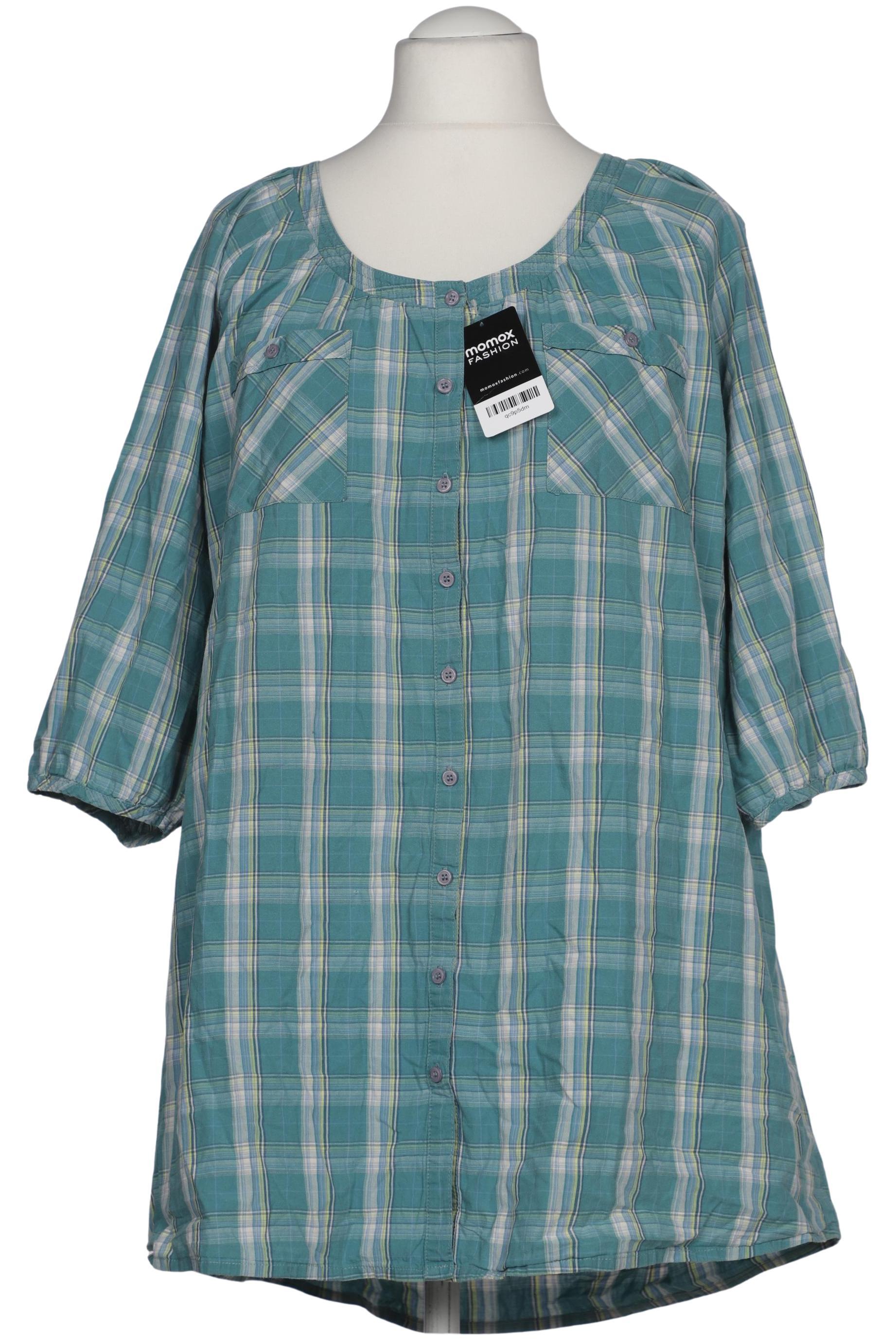 

Ulla Popken Damen Bluse, türkis, Gr. 54