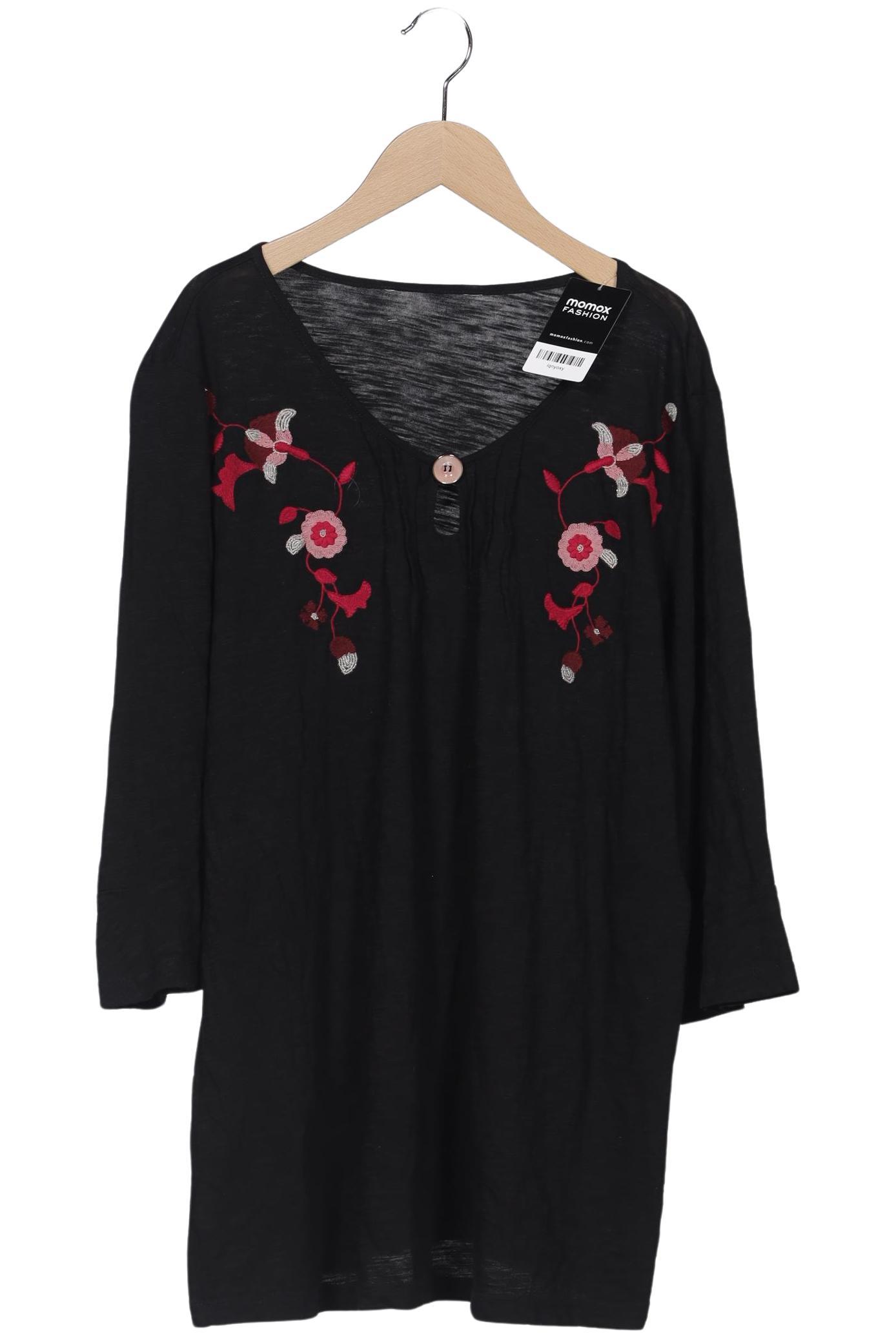 

Ulla Popken Damen Langarmshirt, schwarz, Gr. 44