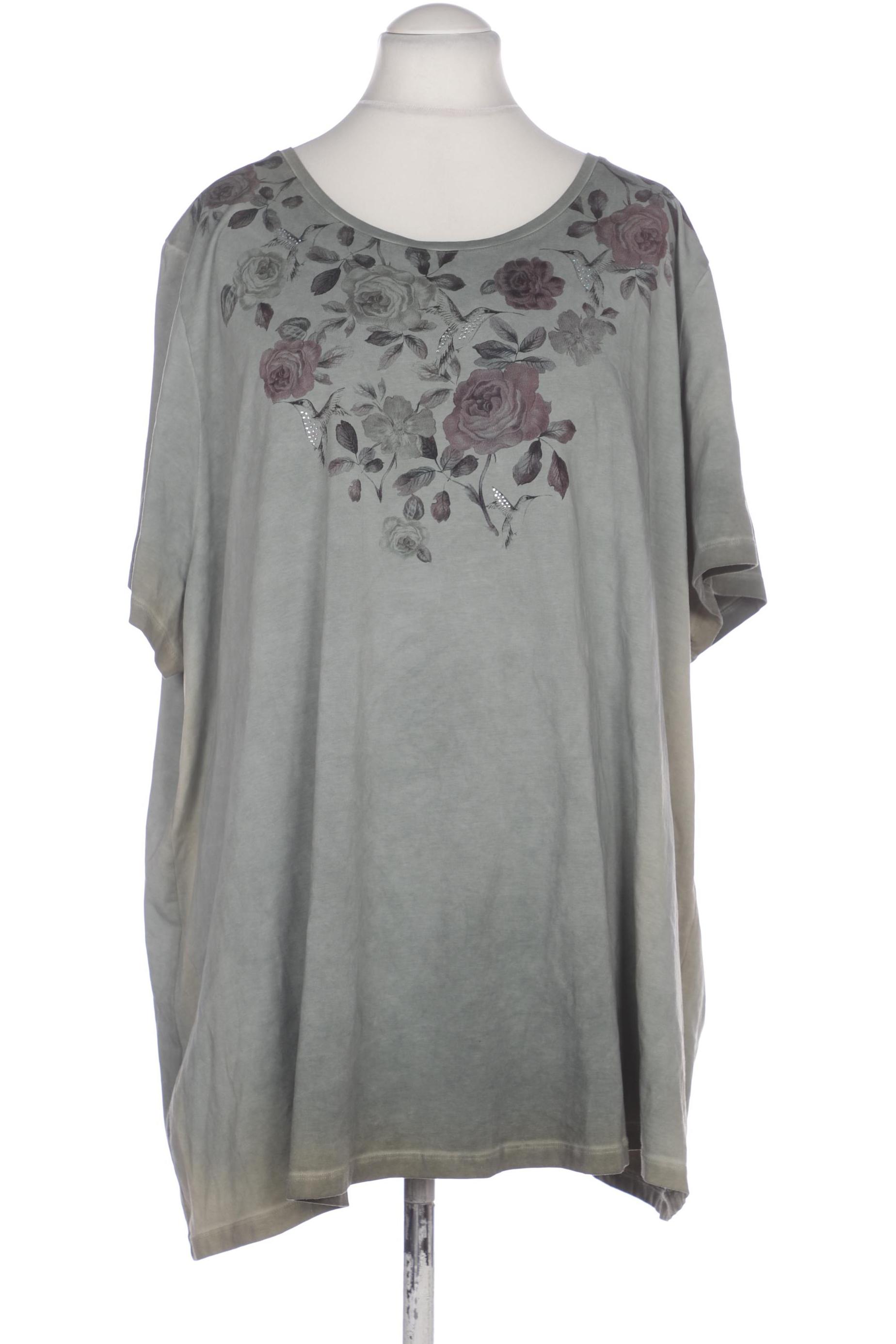 

Ulla Popken Damen T-Shirt, türkis, Gr. 56