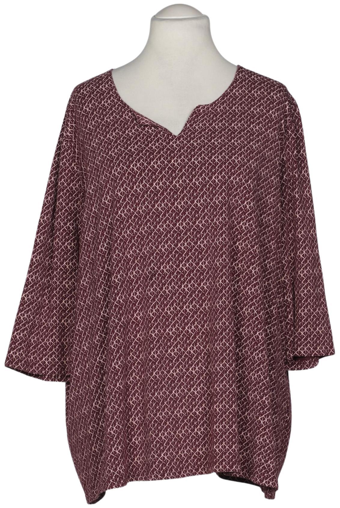 

Ulla Popken Damen Langarmshirt, bordeaux, Gr. 54