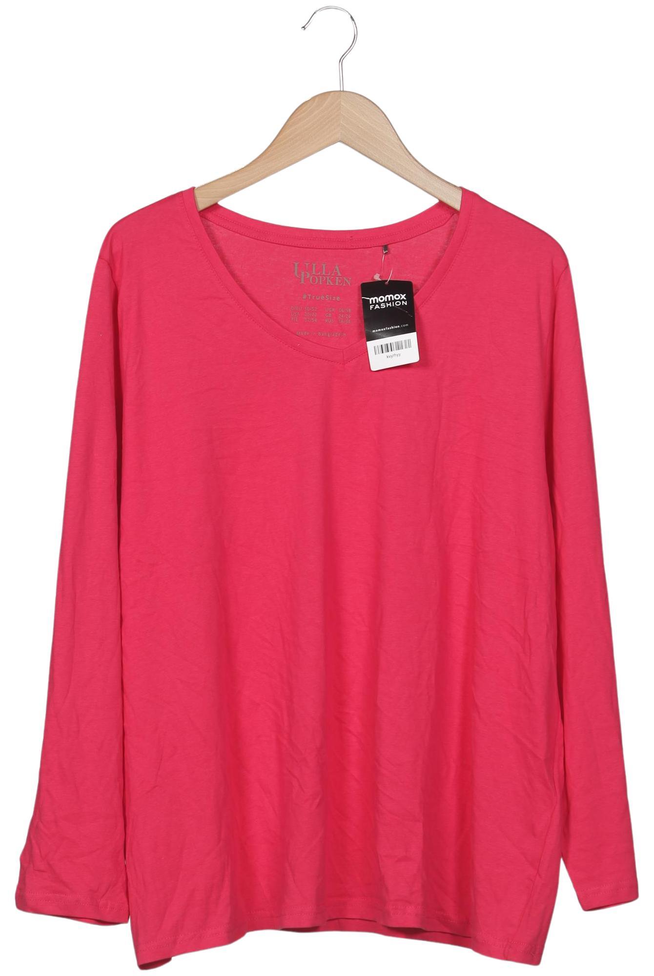 

Ulla Popken Damen Langarmshirt, pink, Gr. 50