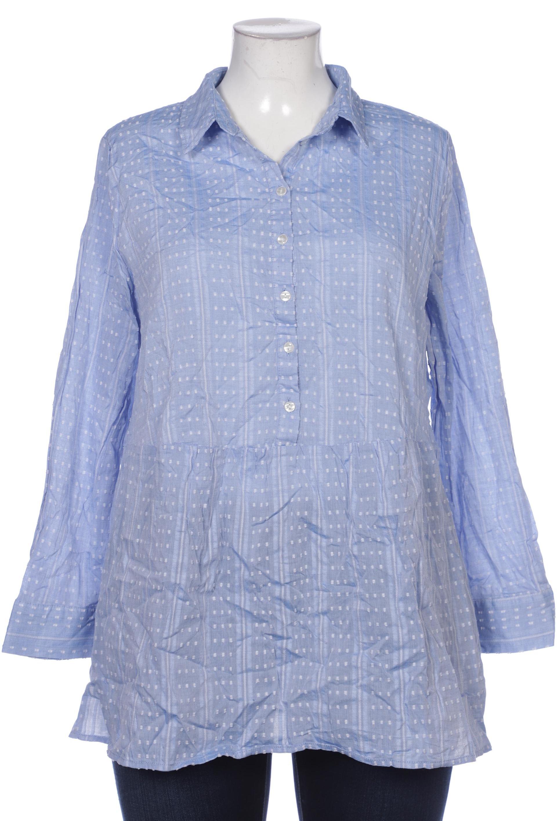 

Ulla Popken Damen Bluse, blau, Gr. 46