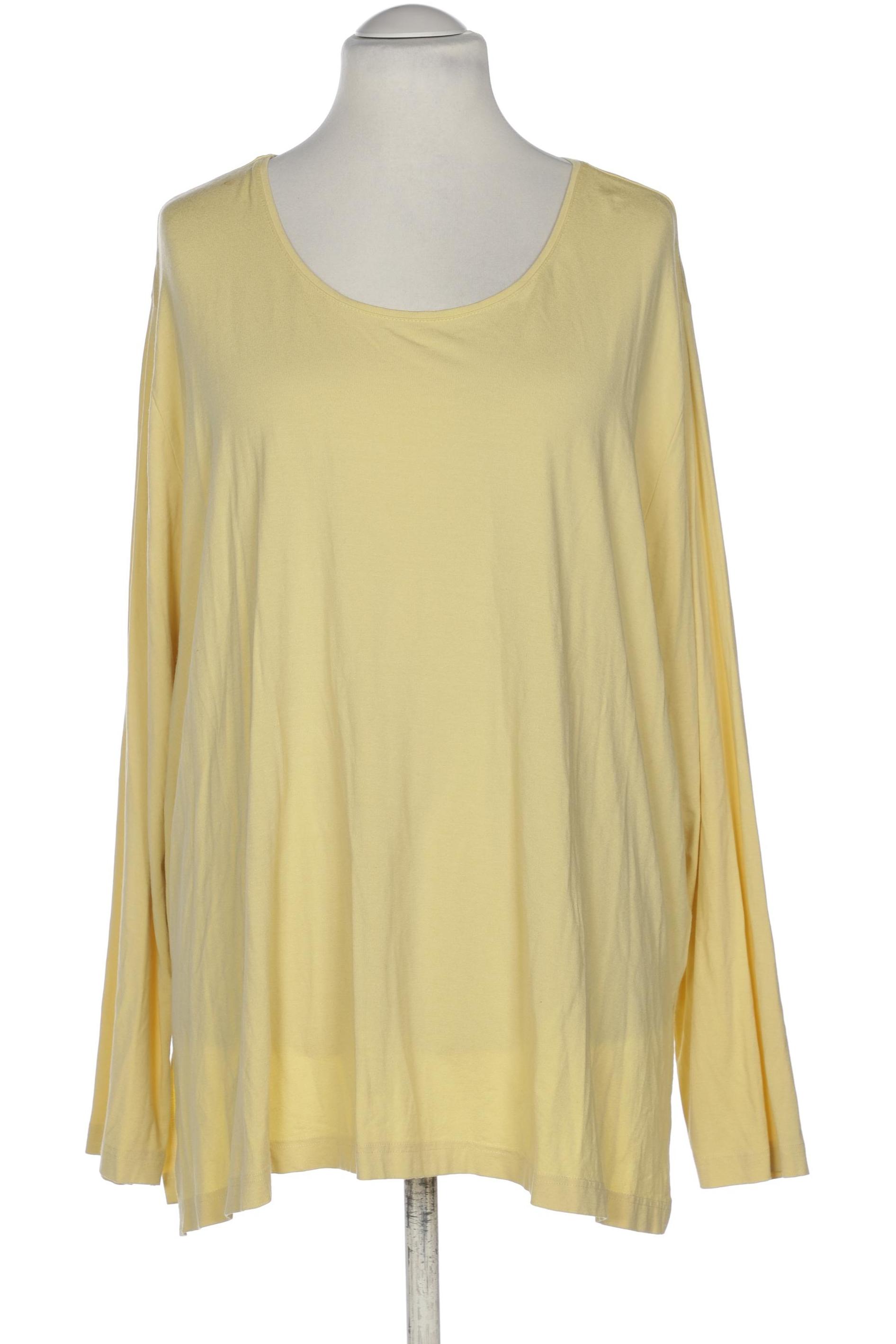 

Ulla Popken Damen Langarmshirt, gelb, Gr. 54