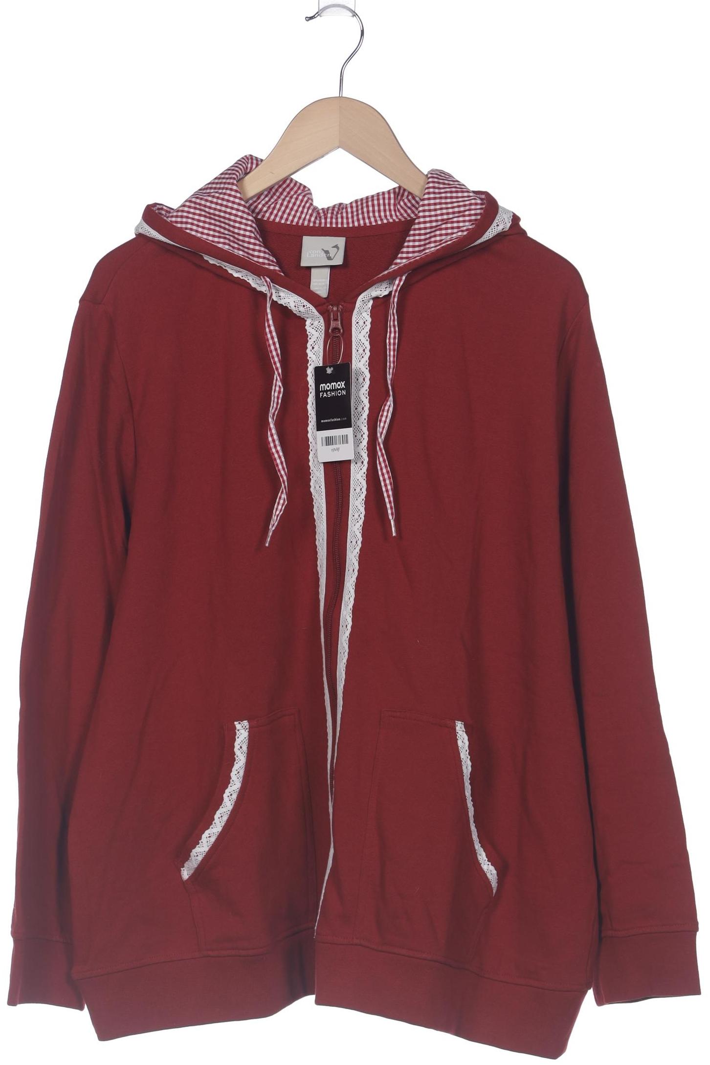 

Ulla Popken Damen Kapuzenpullover, rot, Gr. 50