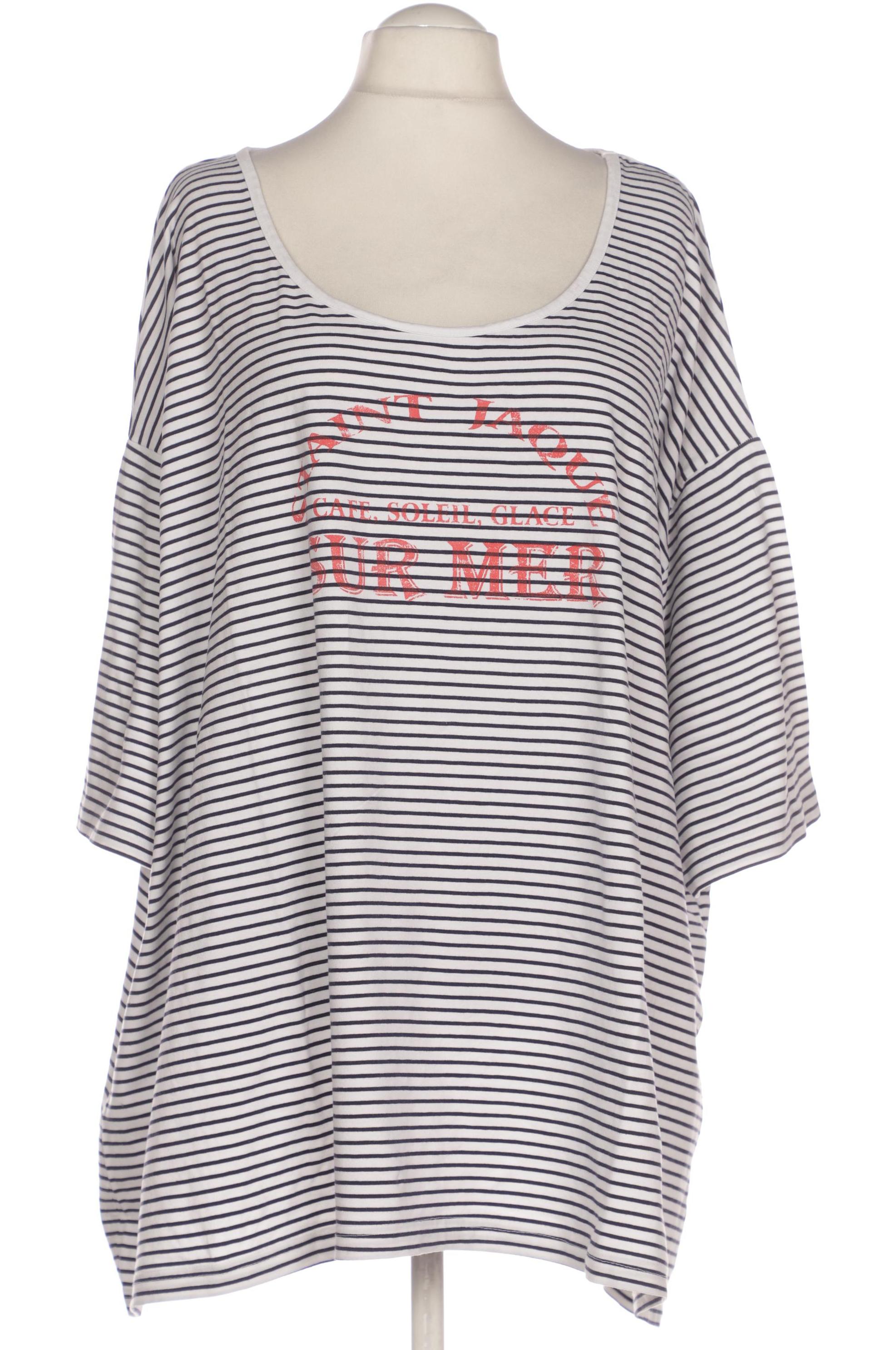 

Ulla Popken Damen T-Shirt, weiß, Gr. 62