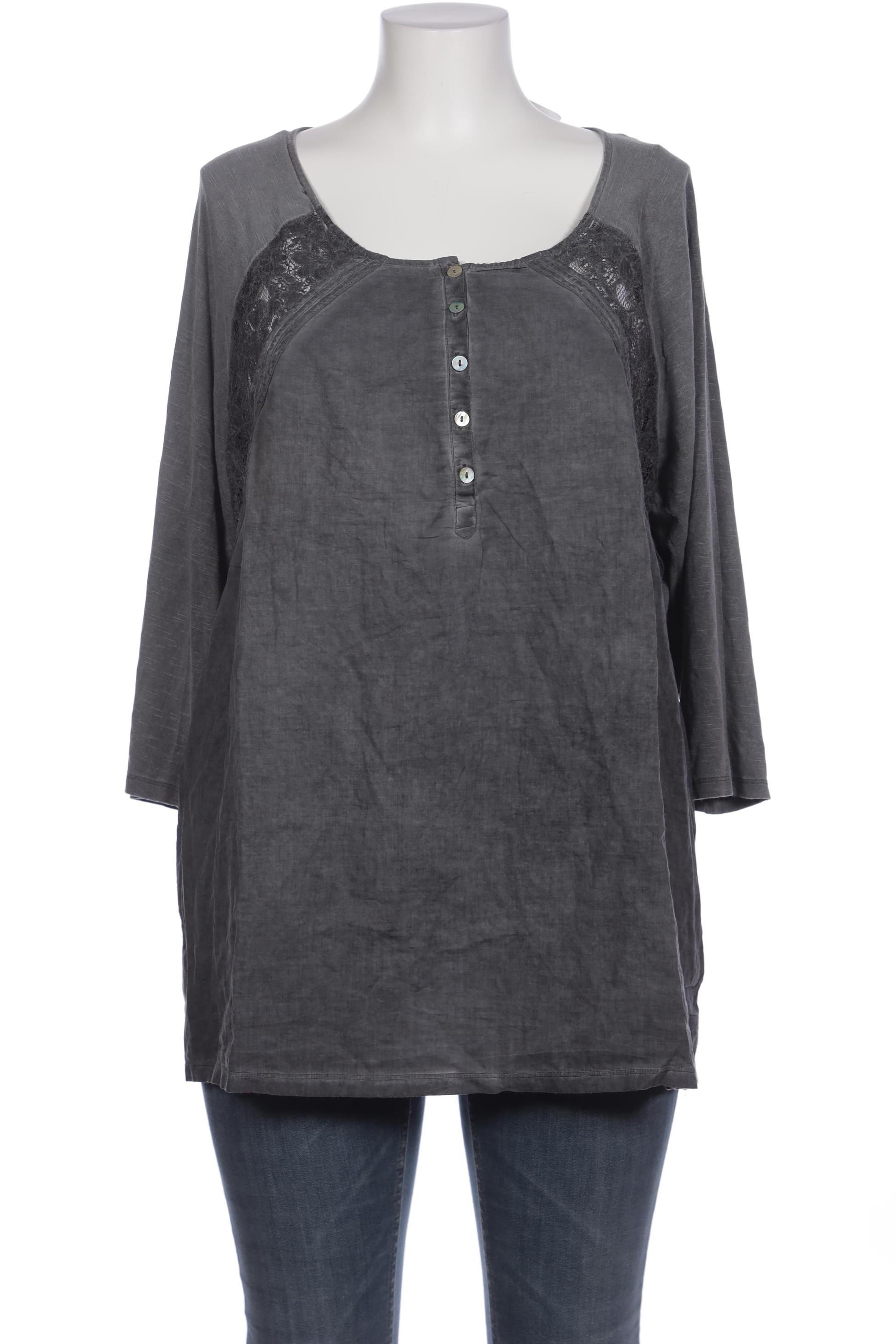 

Ulla Popken Damen Bluse, grau, Gr. 46