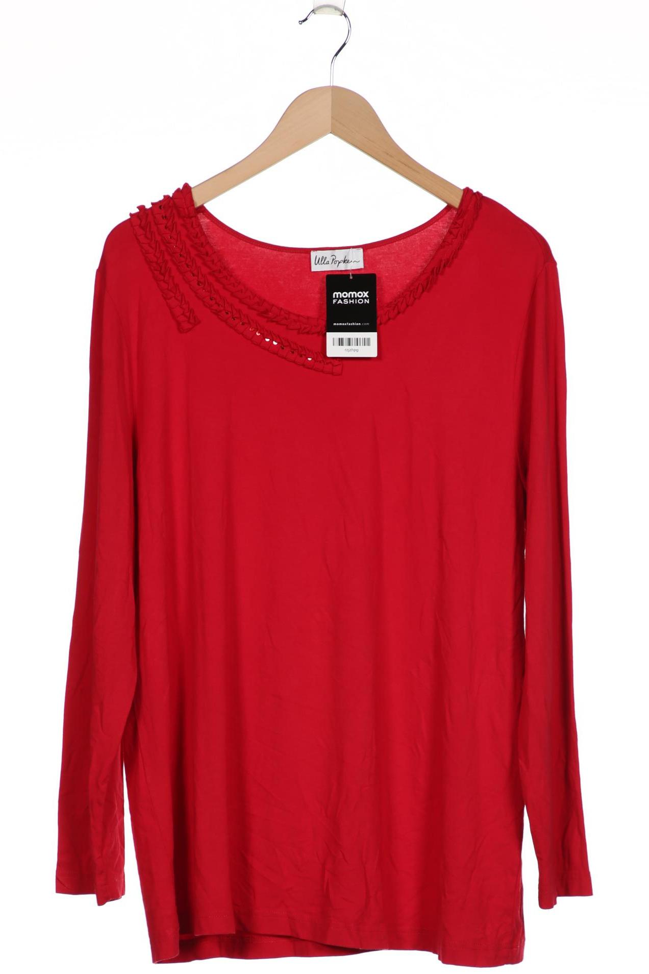 

Ulla Popken Damen Langarmshirt, rot