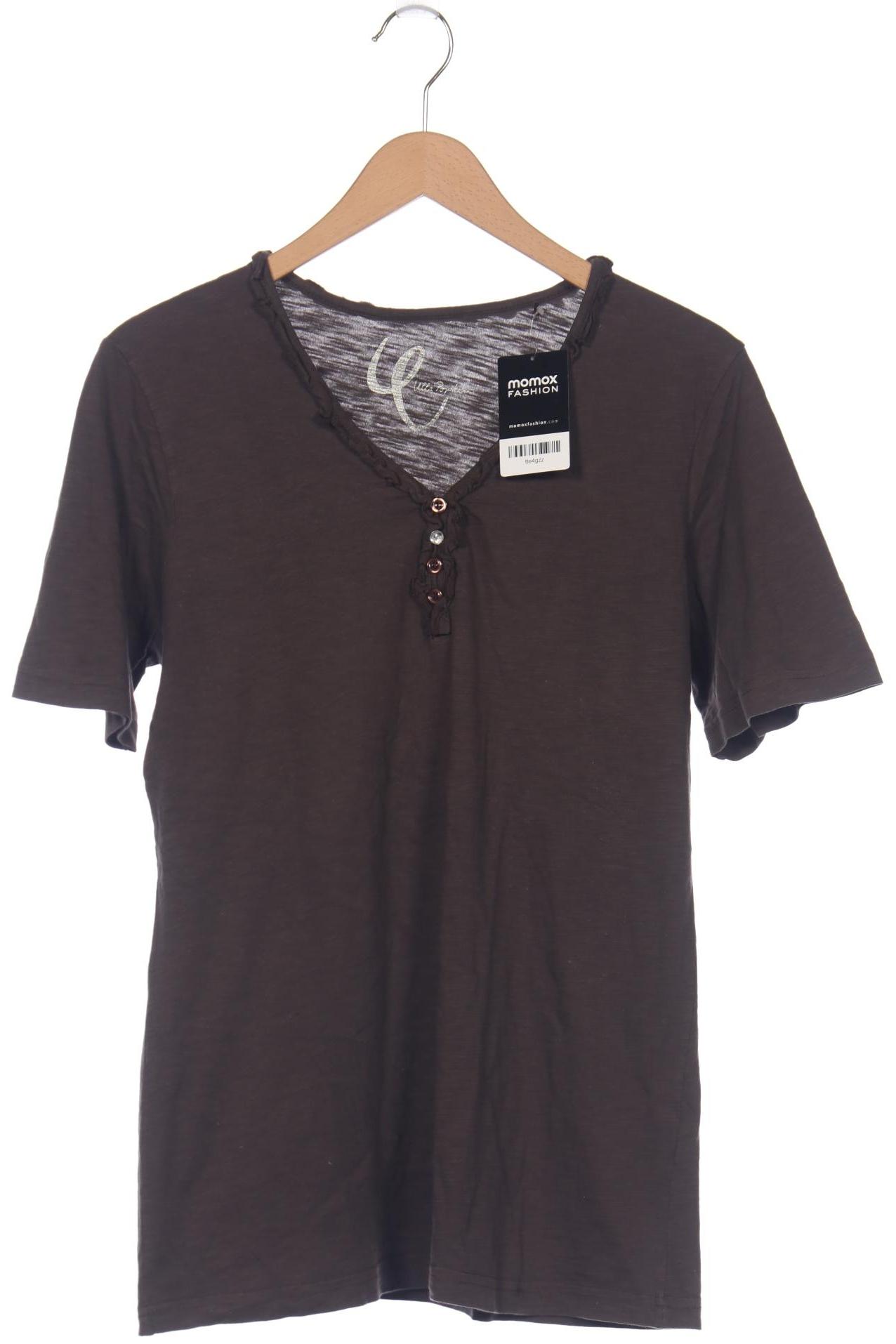 

Ulla Popken Damen T-Shirt, braun, Gr. 42